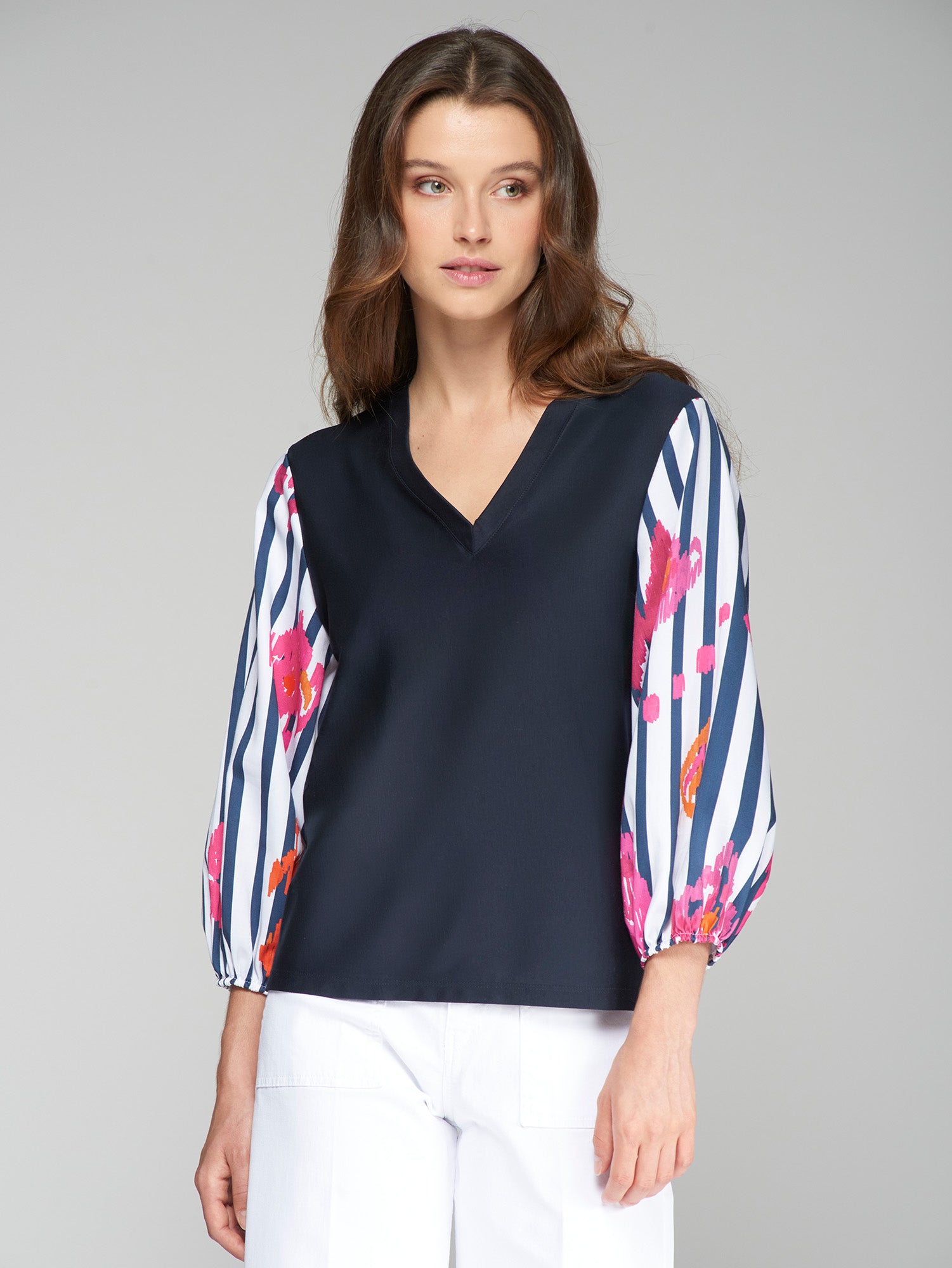 T-SHIRT MONICA IKAT ROSA NARANJA RAYA