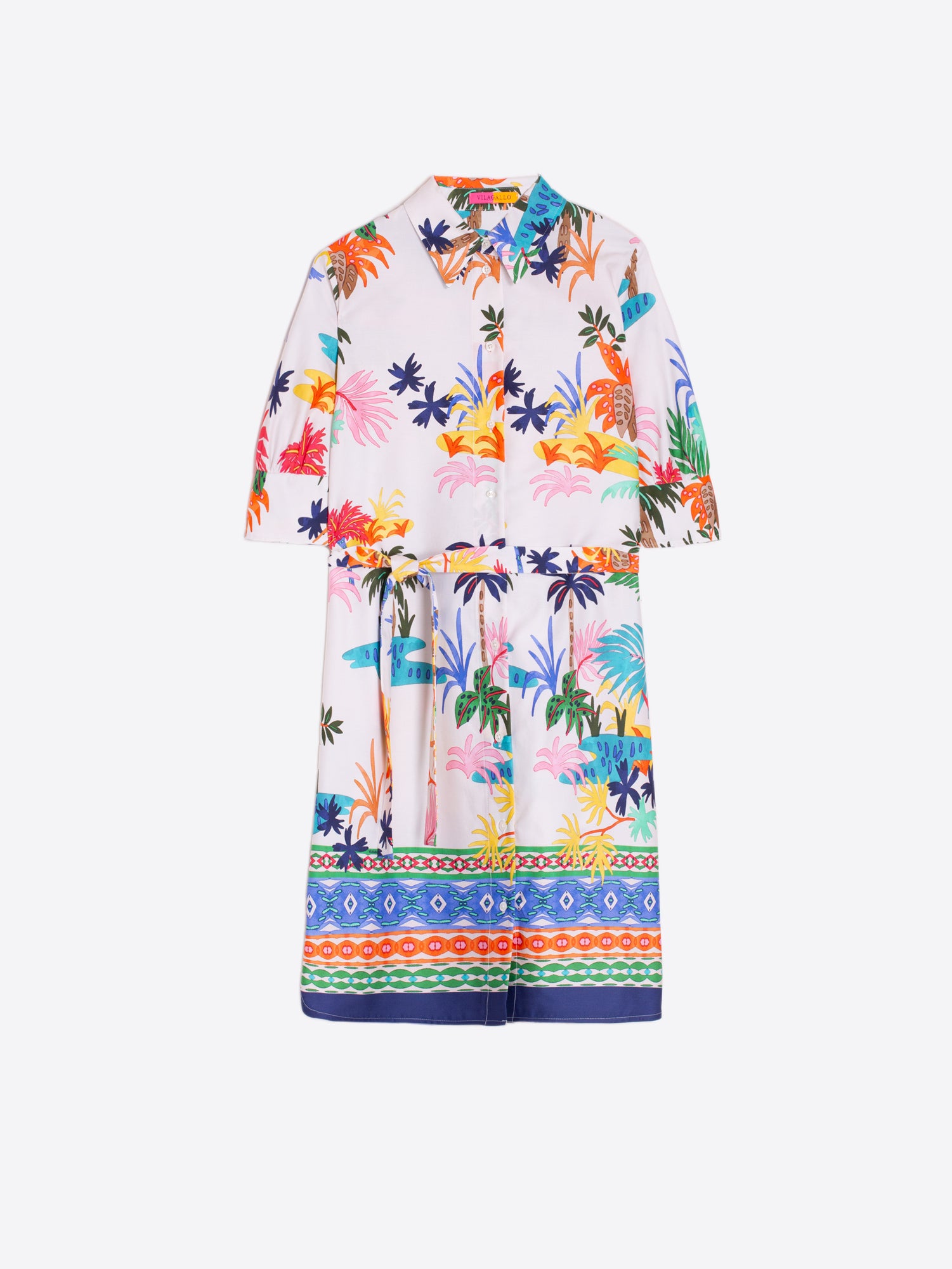 VESTIDO HESTER PALMERAS GRECA