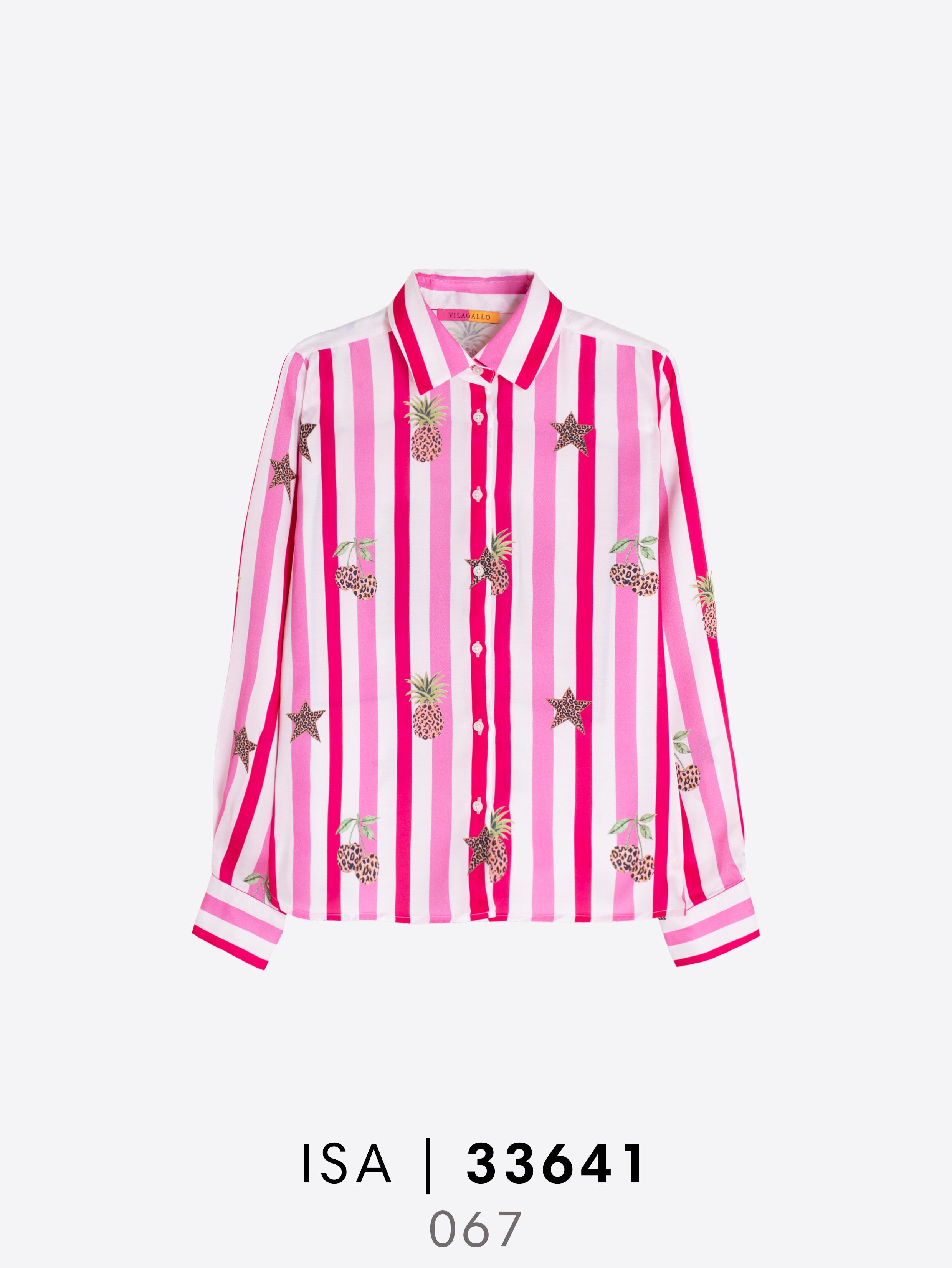 STRIPED AND LEOPARD SHIRT