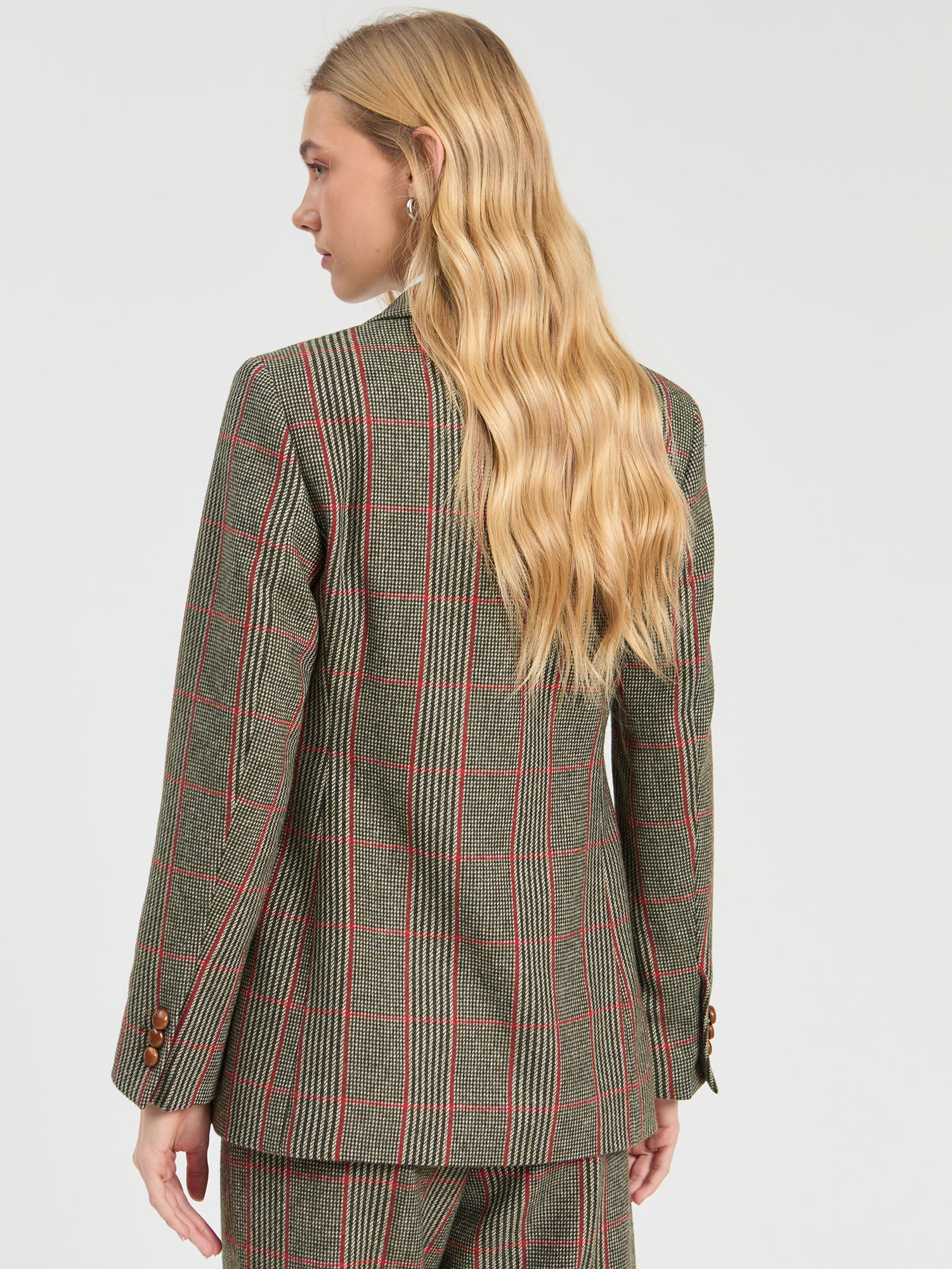 GREEN WELSH PLAID JACKET