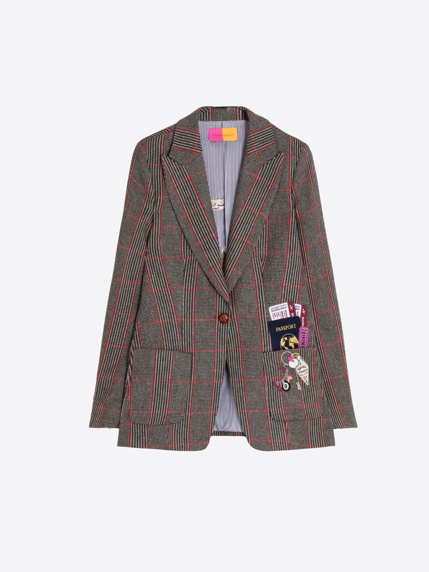 GREEN WELSH PLAID JACKET