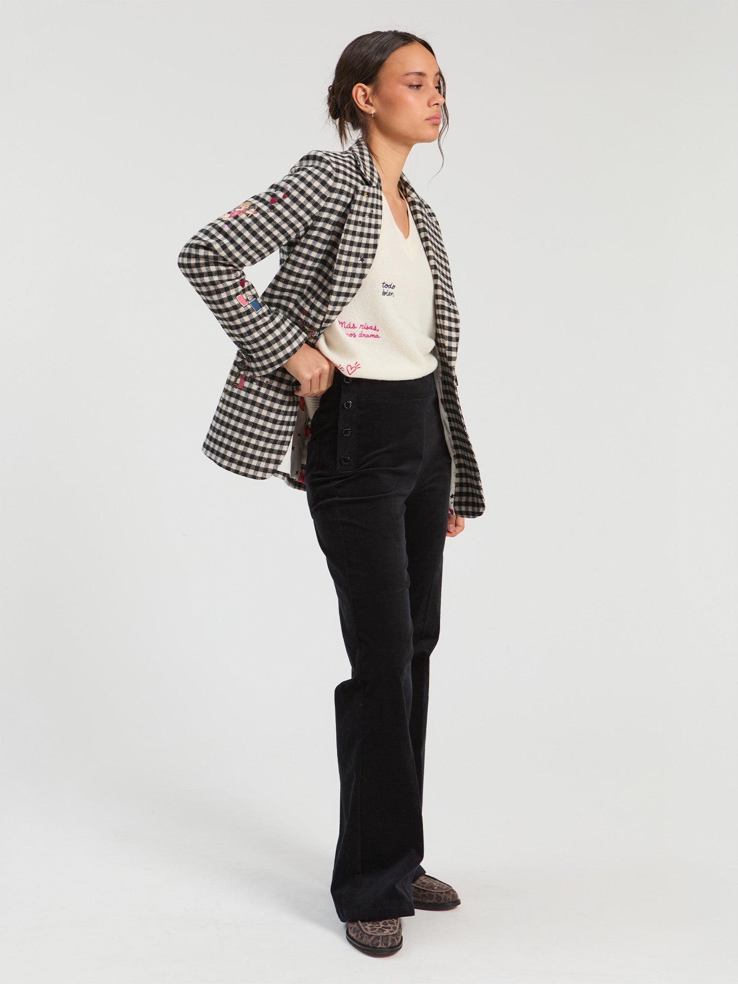 VICHY WOOL JACKET