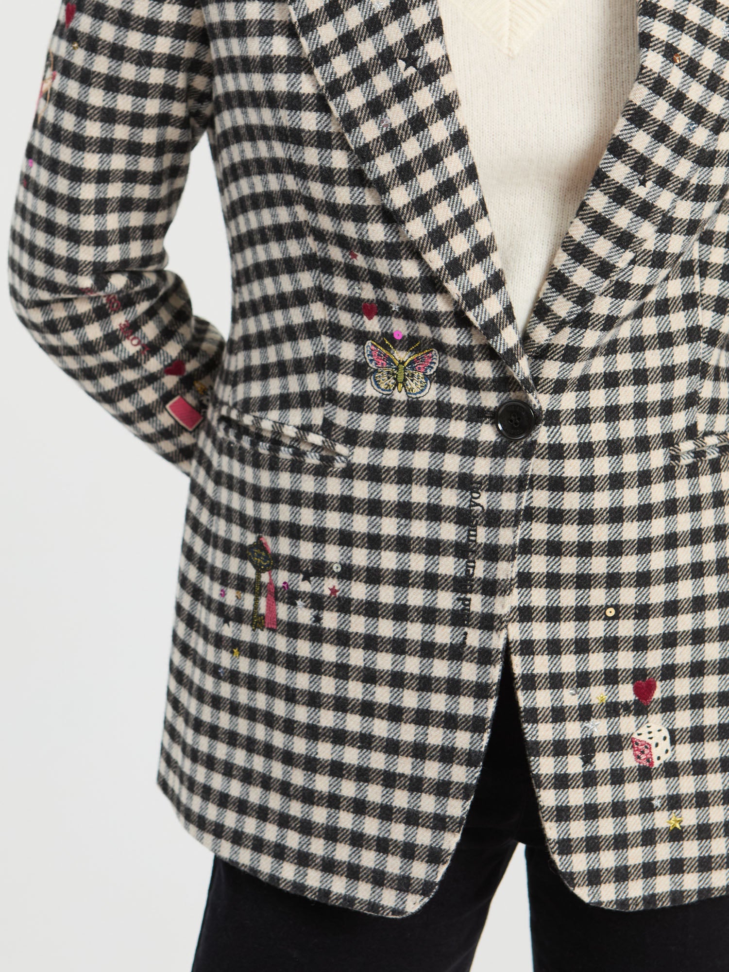 VICHY WOOL JACKET