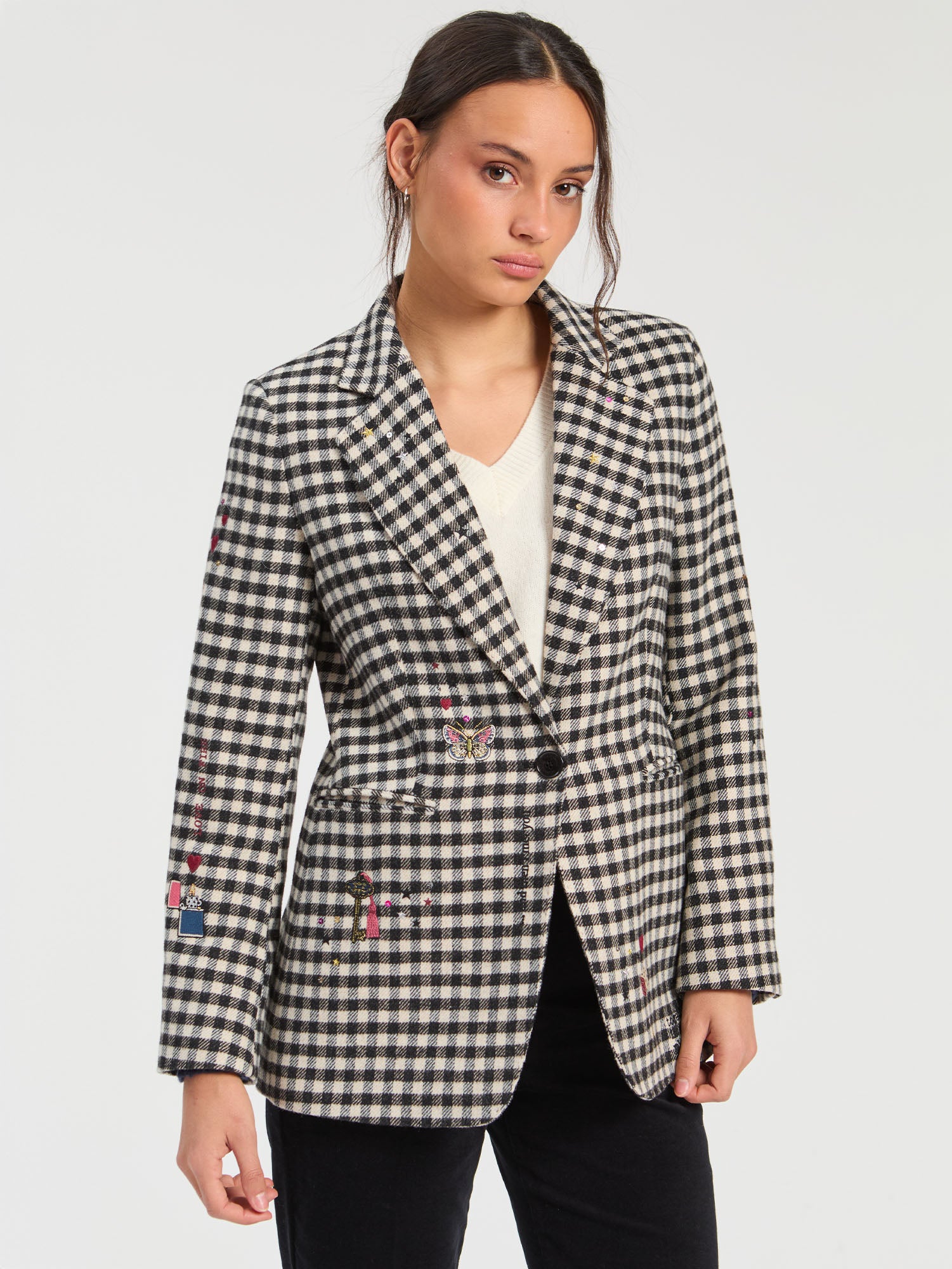 VICHY WOOL JACKET