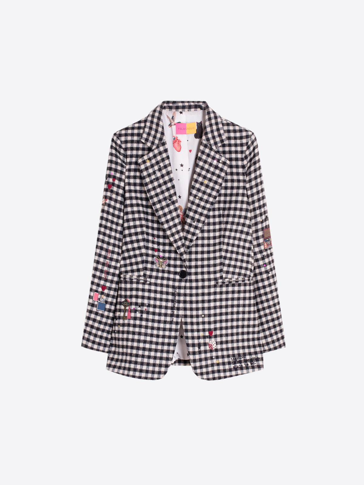 VICHY WOOL JACKET