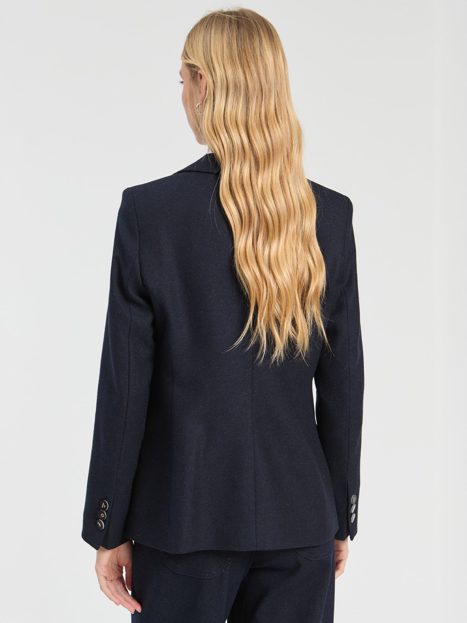 NAVY WOOL JACKET