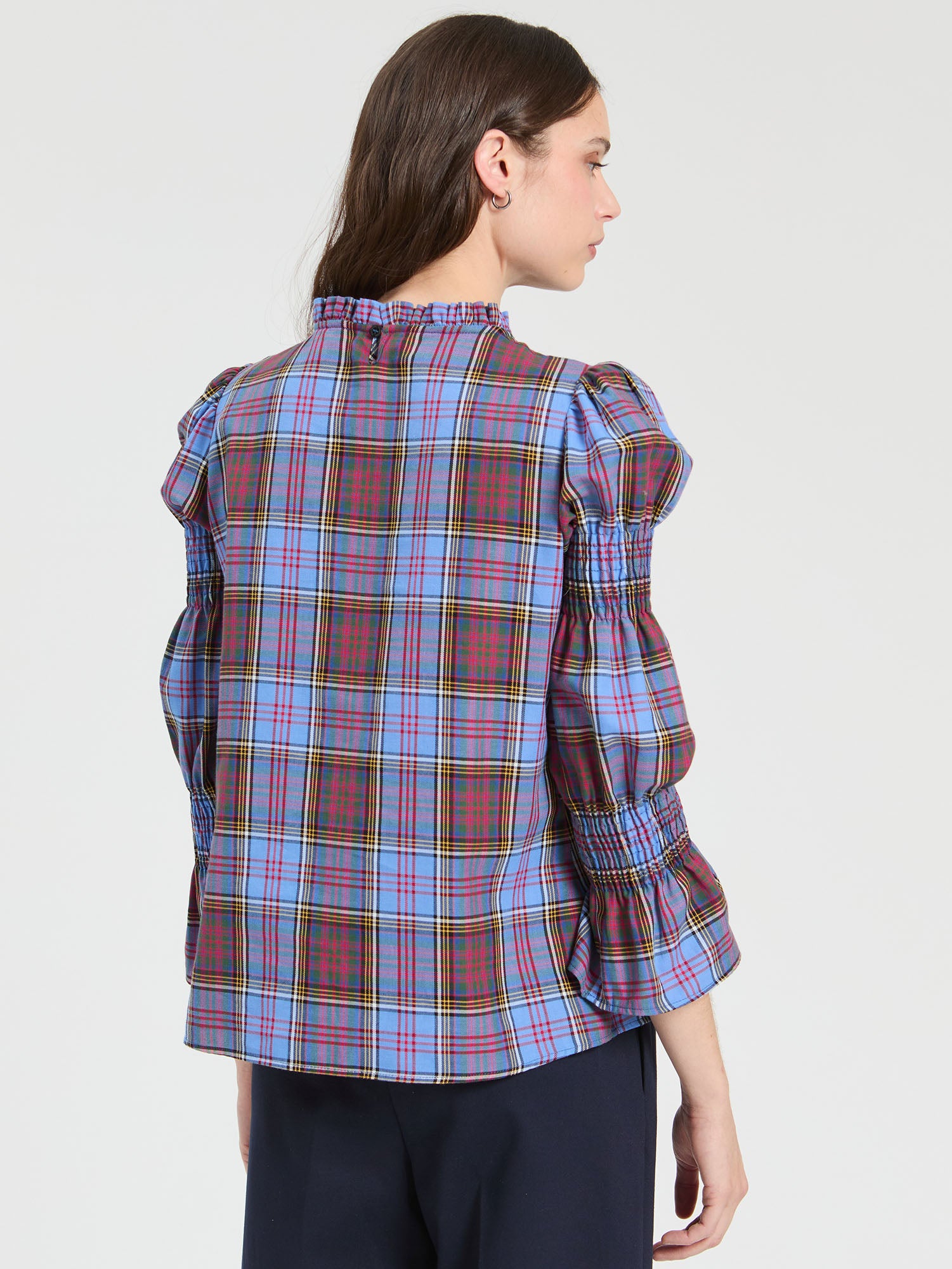 BLUE PLAID SHIRT