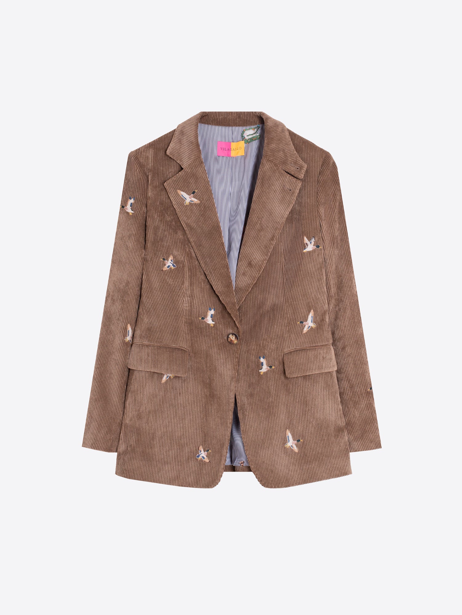 TOAST CORDUROY JACKET WITH EMBROIDERY