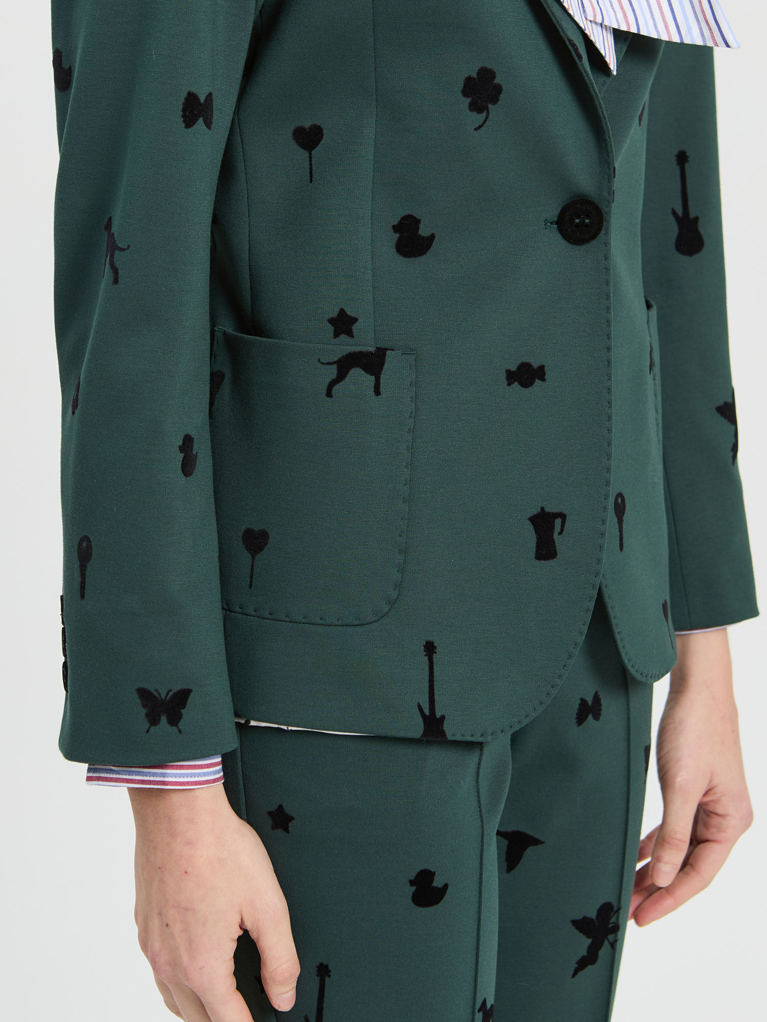 ROMA KNIT JACKET GREEN