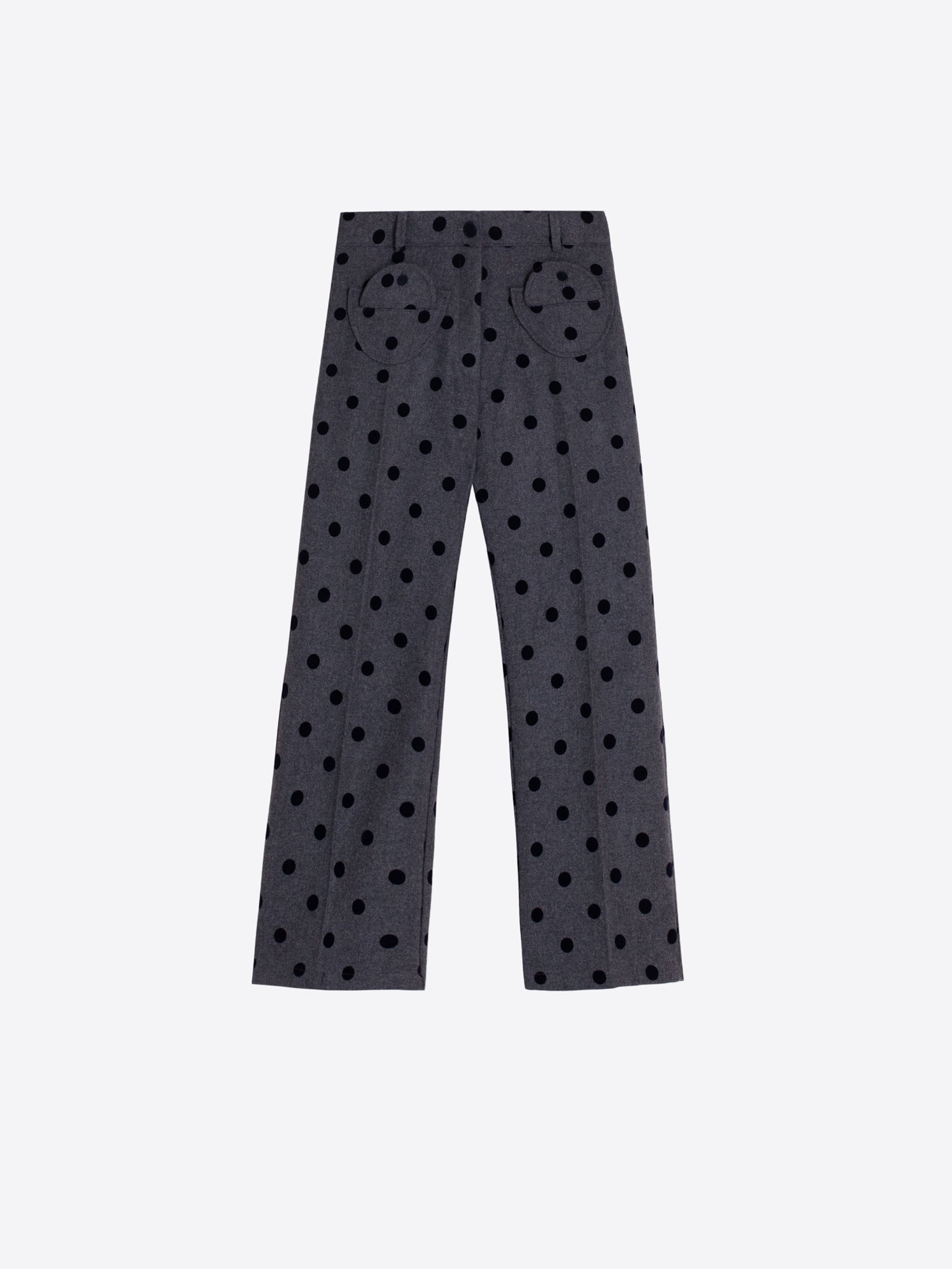 PANTALÓN TRAJE LUNARES DETALLES BOLSILLO