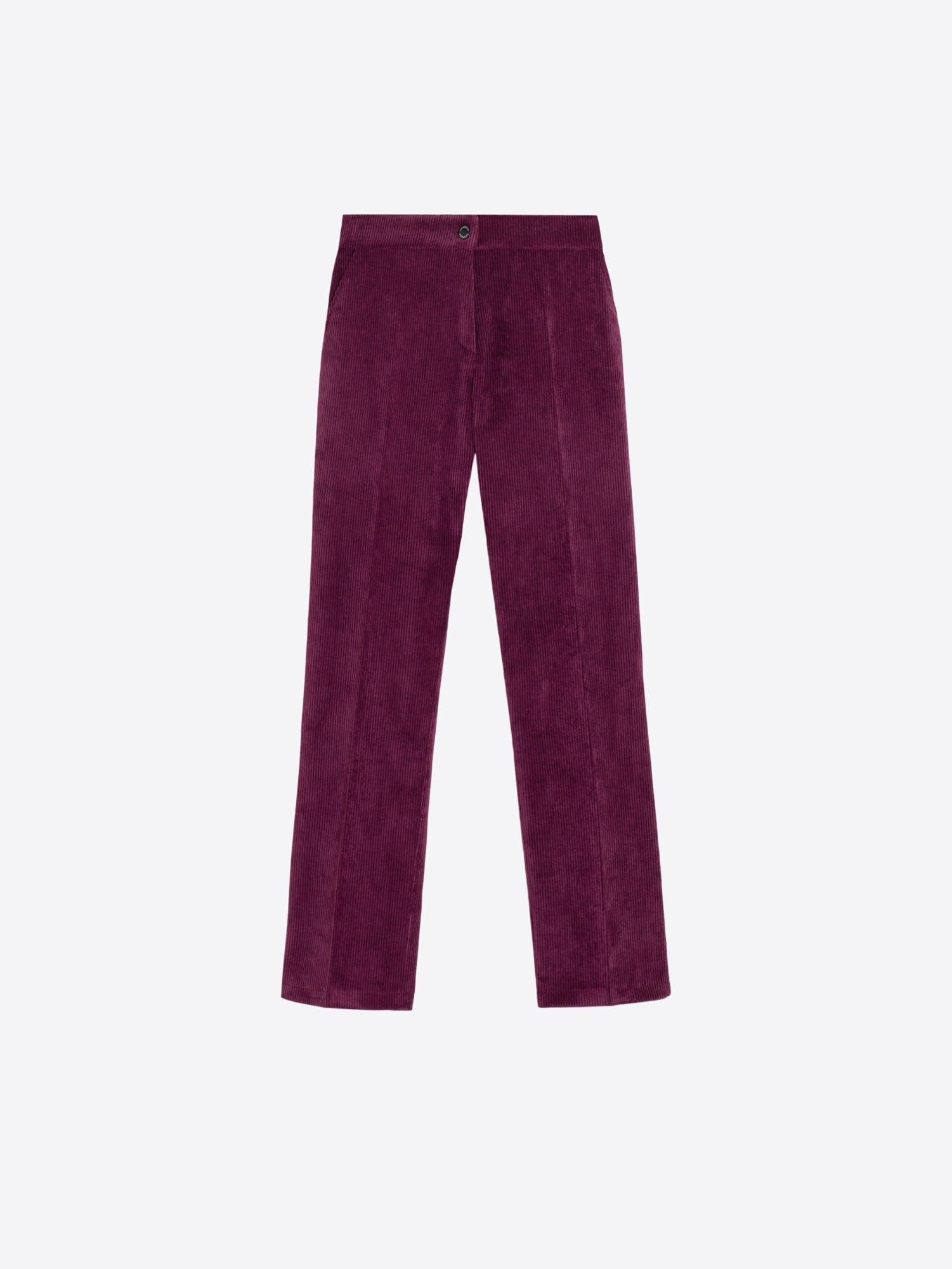 MAROON CORDUROY TROUSERS