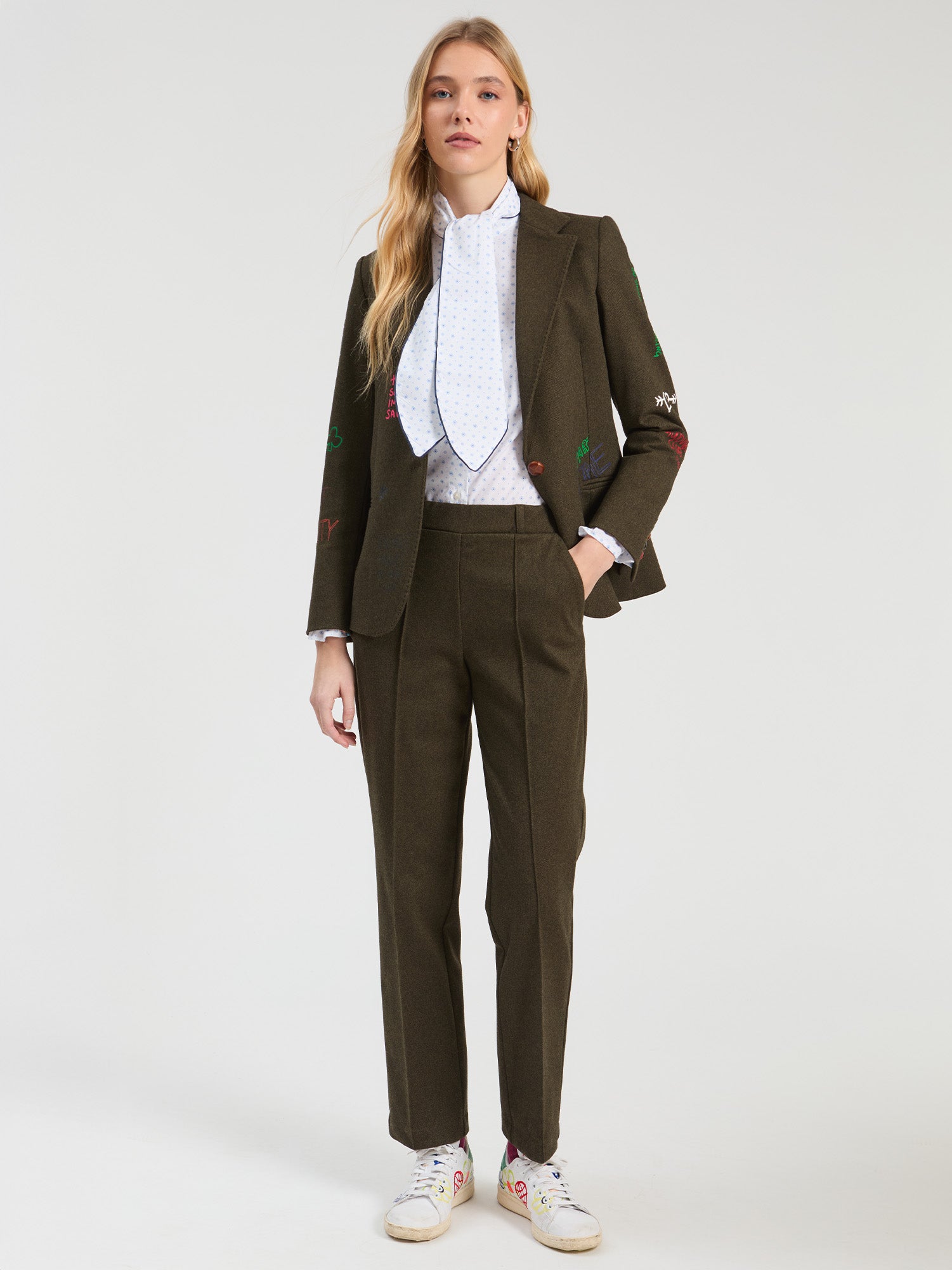 PANTALÓN FRANELA VERDE