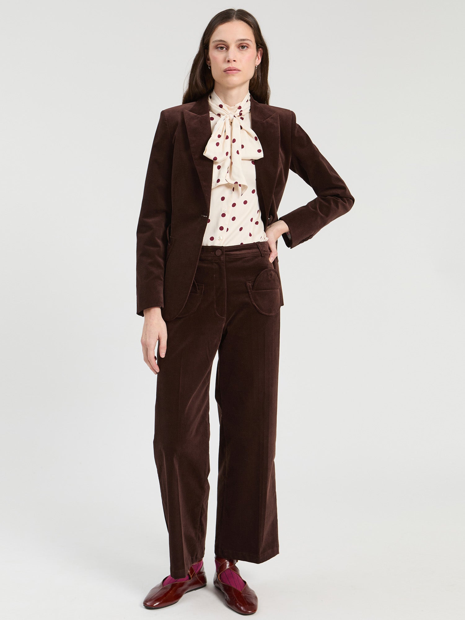 PANTALÓN TERCIOPELO MARRON