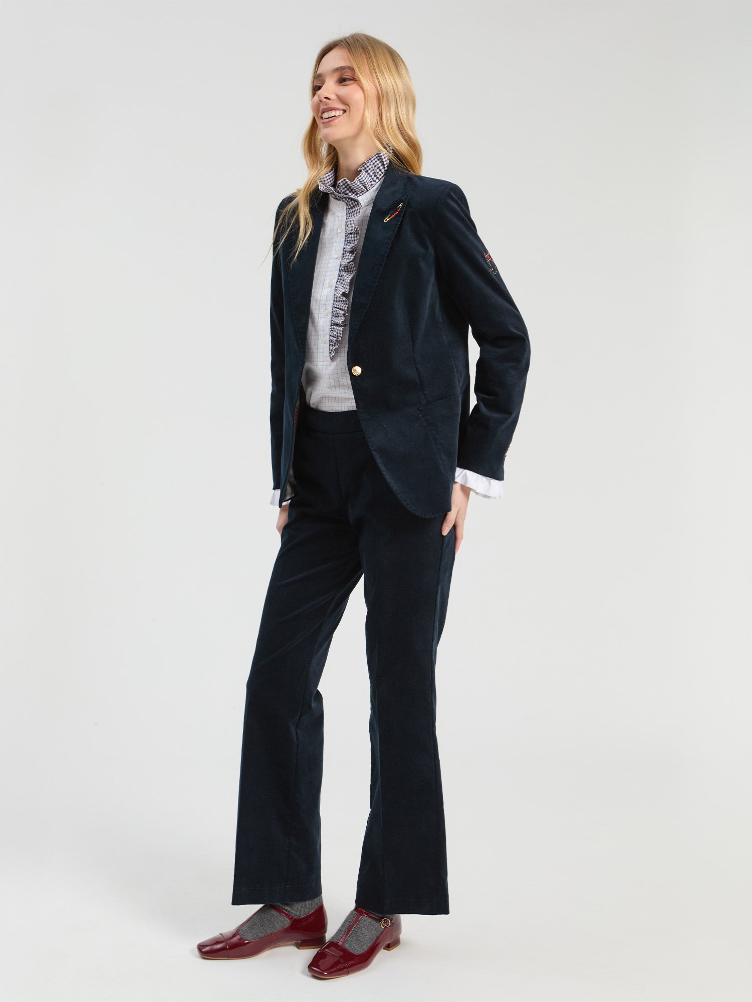 PANTALON TERCIOPELO MARINO