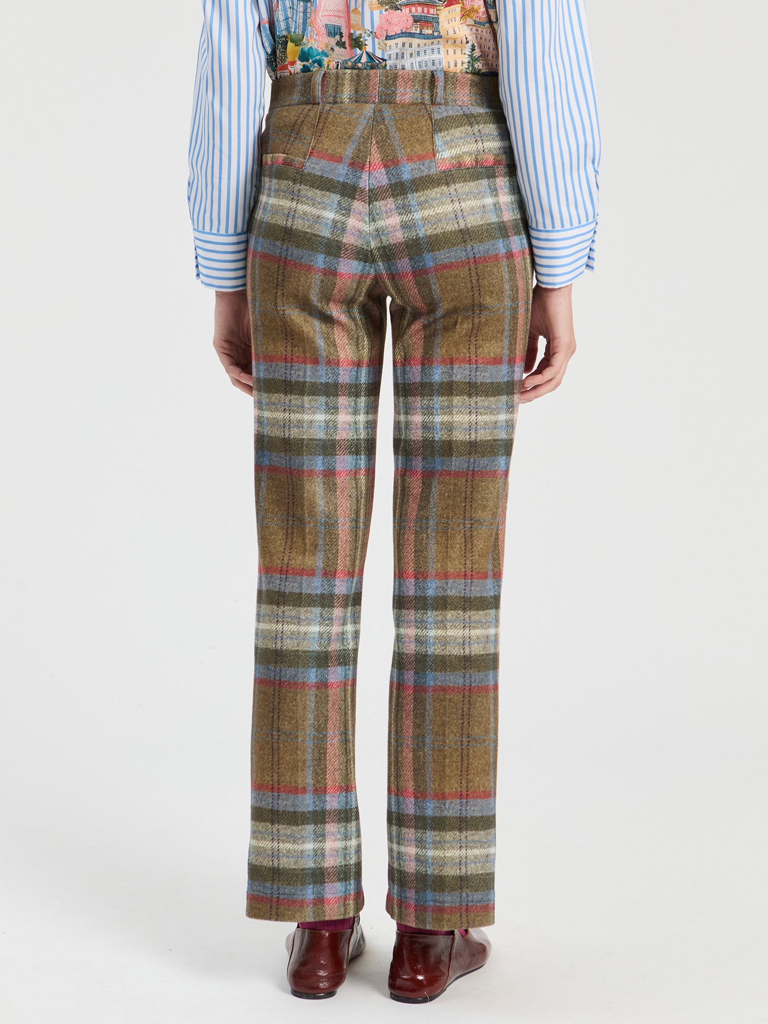 TARTAN PLAID TROUSERS