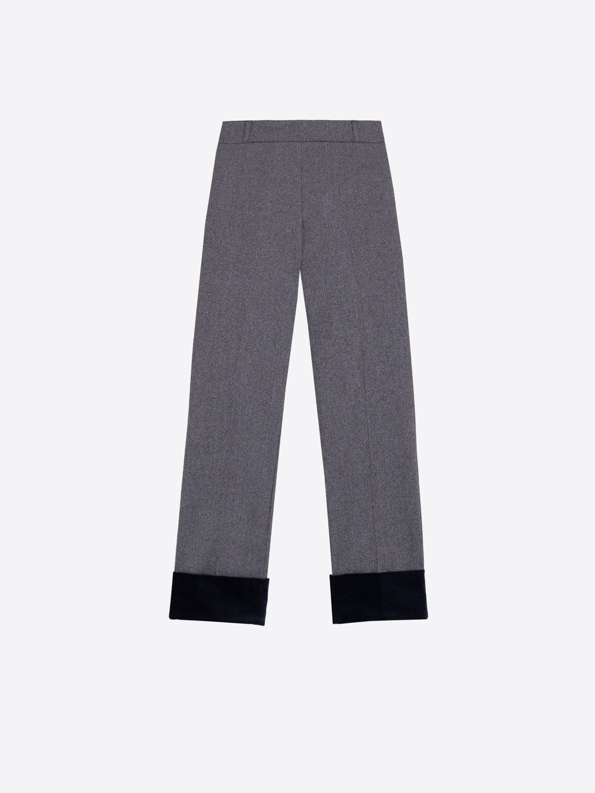 PANTALÓN GRIS MELANGE