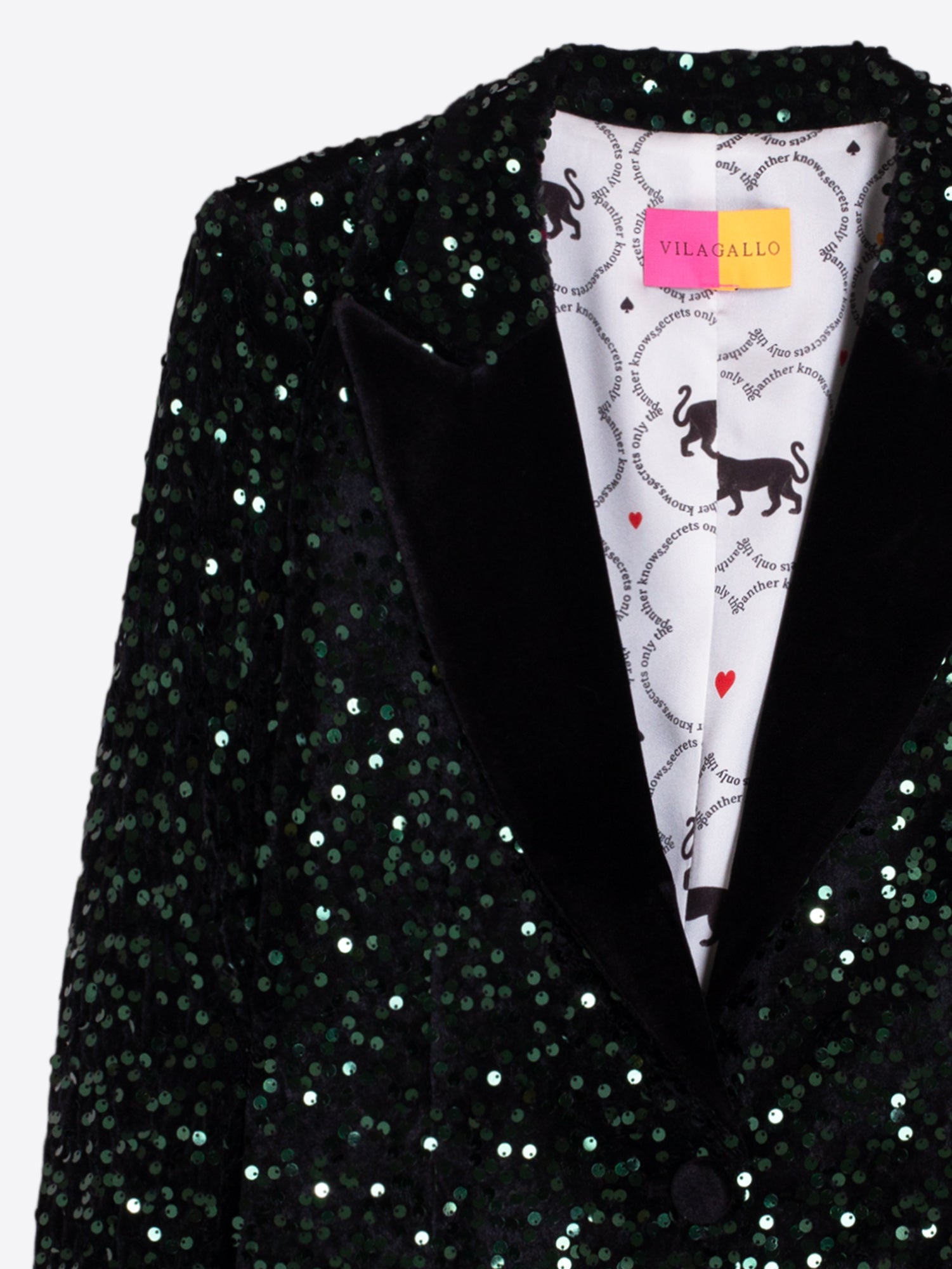 GREEN SEQUIN JACKET