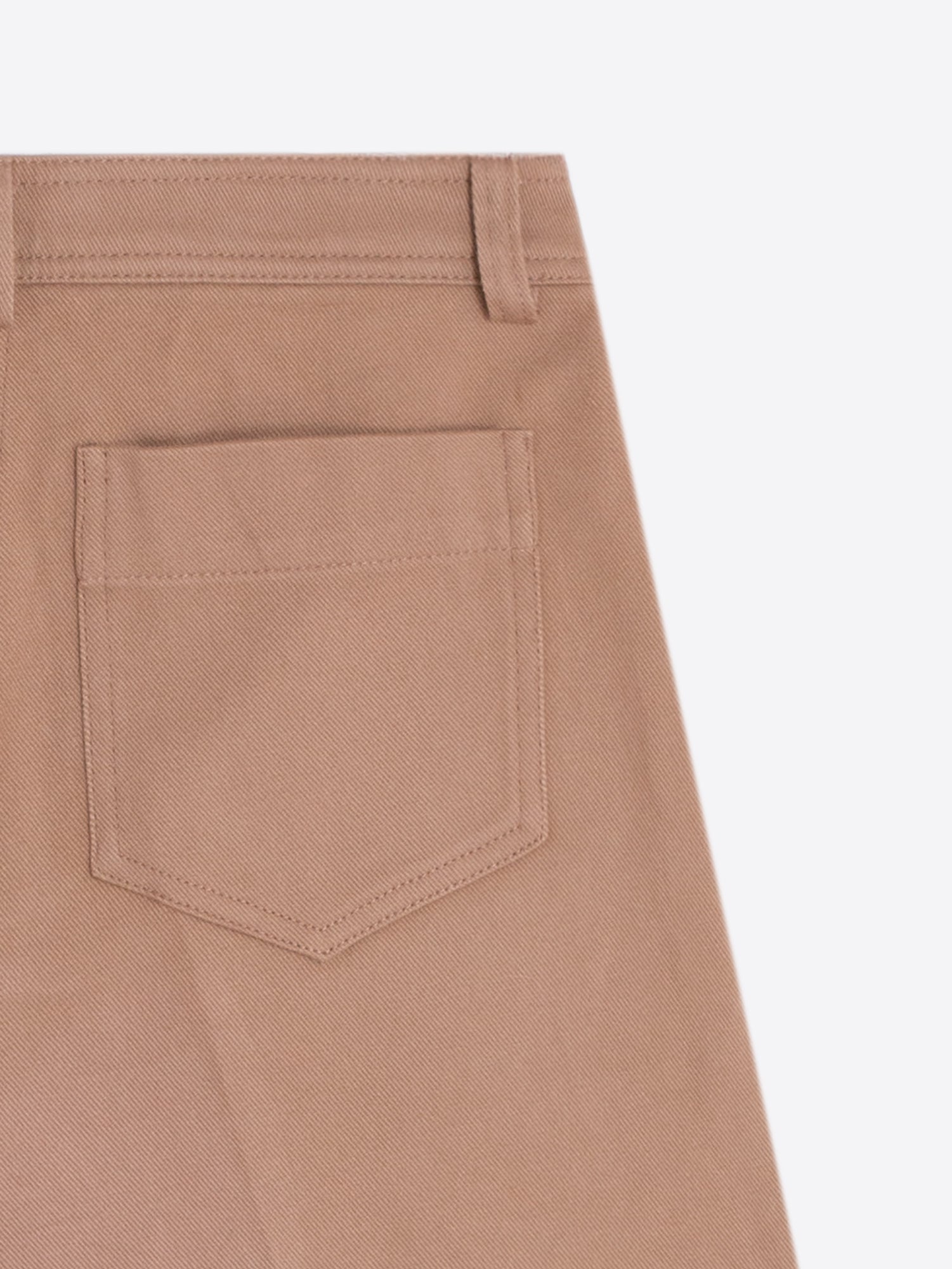 BEIGE TWILL TROUSERS