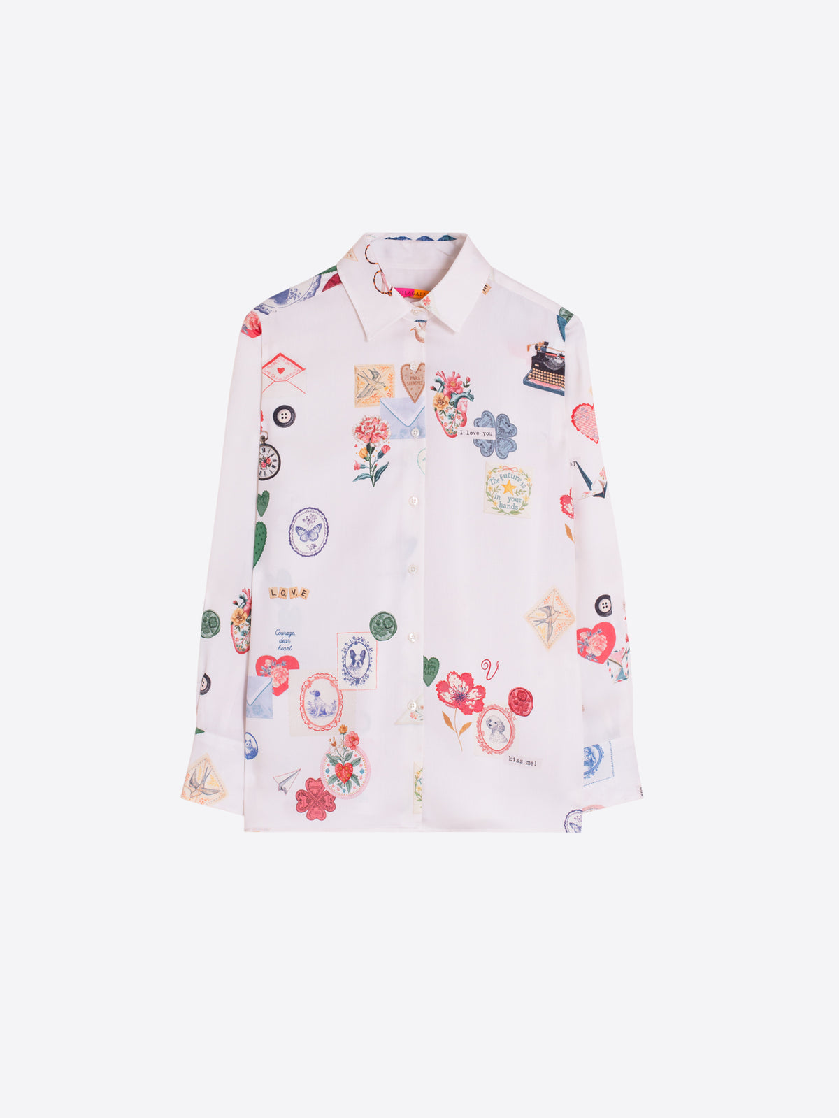 CAMISA ESTAMPADO LOVE MULTICOLOR