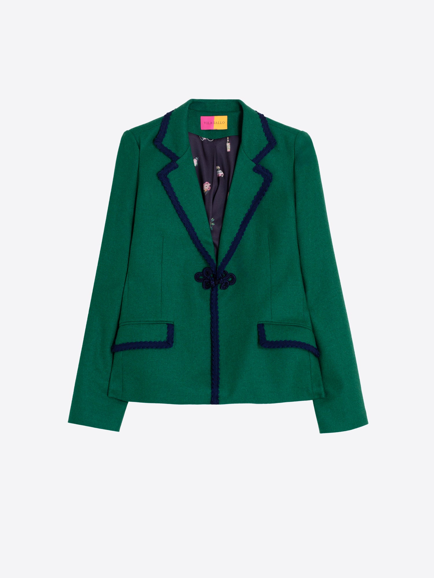 GREEN TWEED JACKET