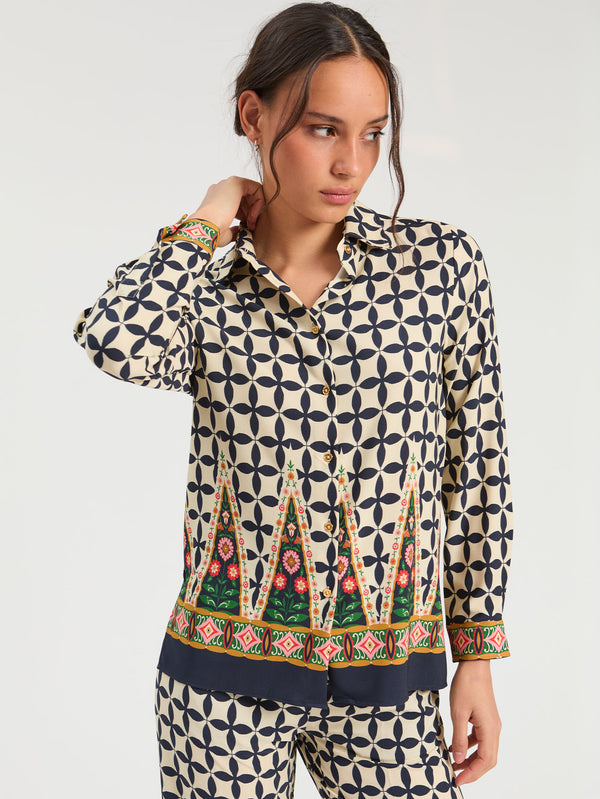 CAMISA GEOMÉTRICO FOLK
