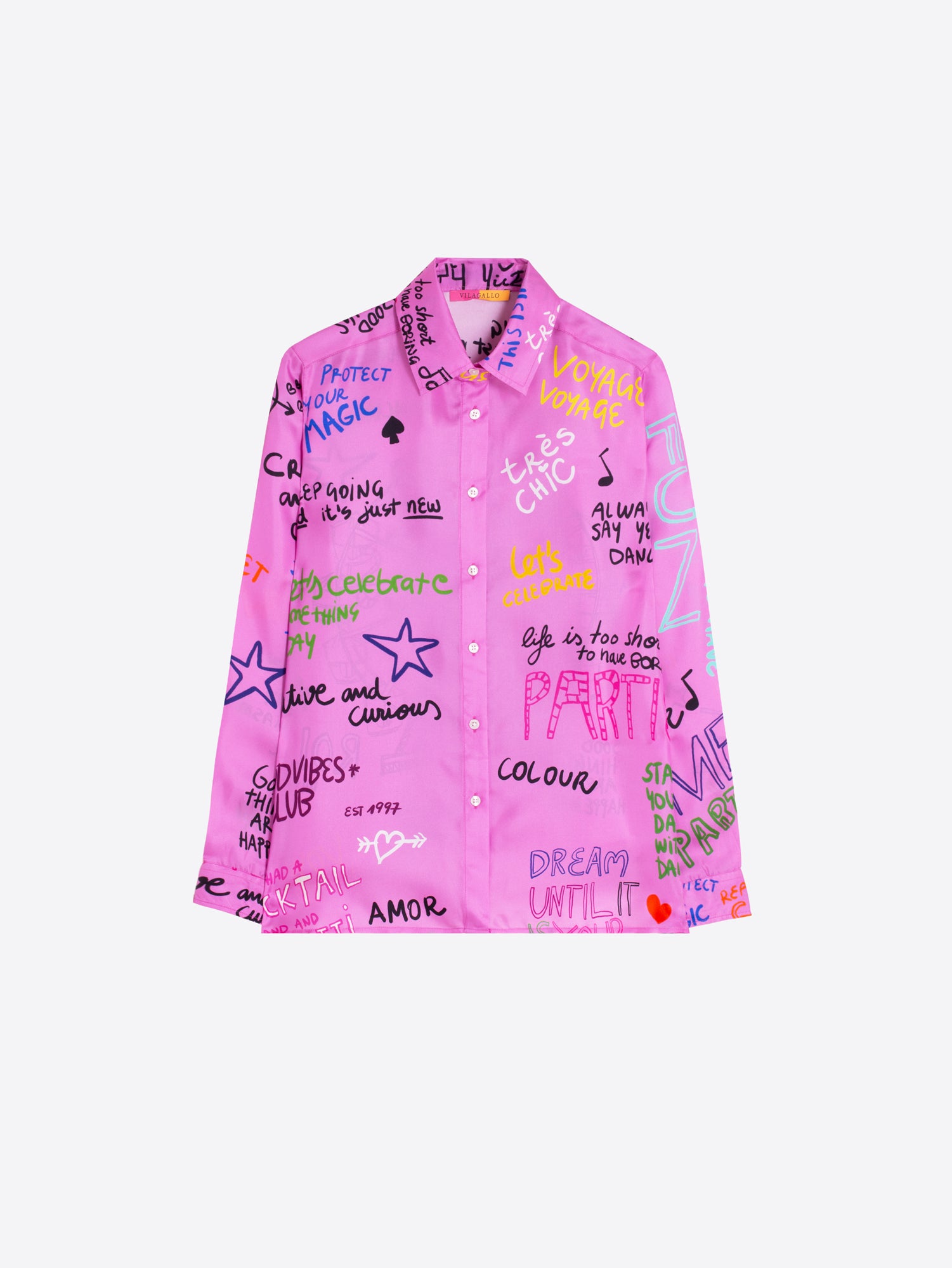 CAMISA SEDA ROSA NORIA