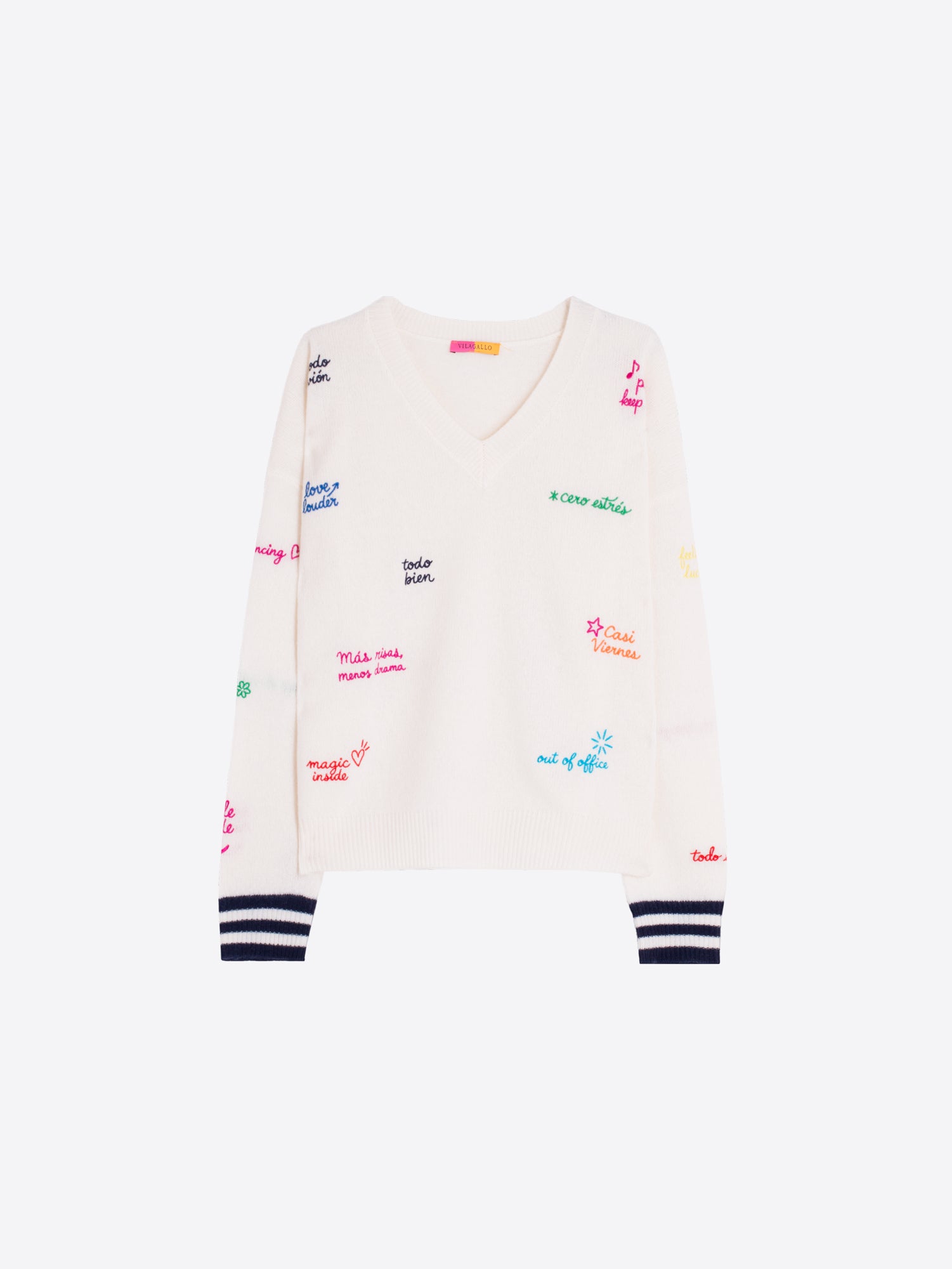 RAW AND MARINE WORDS SWEATER