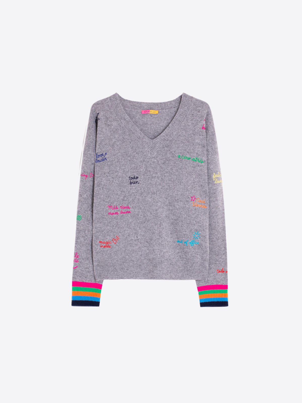 JERSEY PALABRAS GRIS
