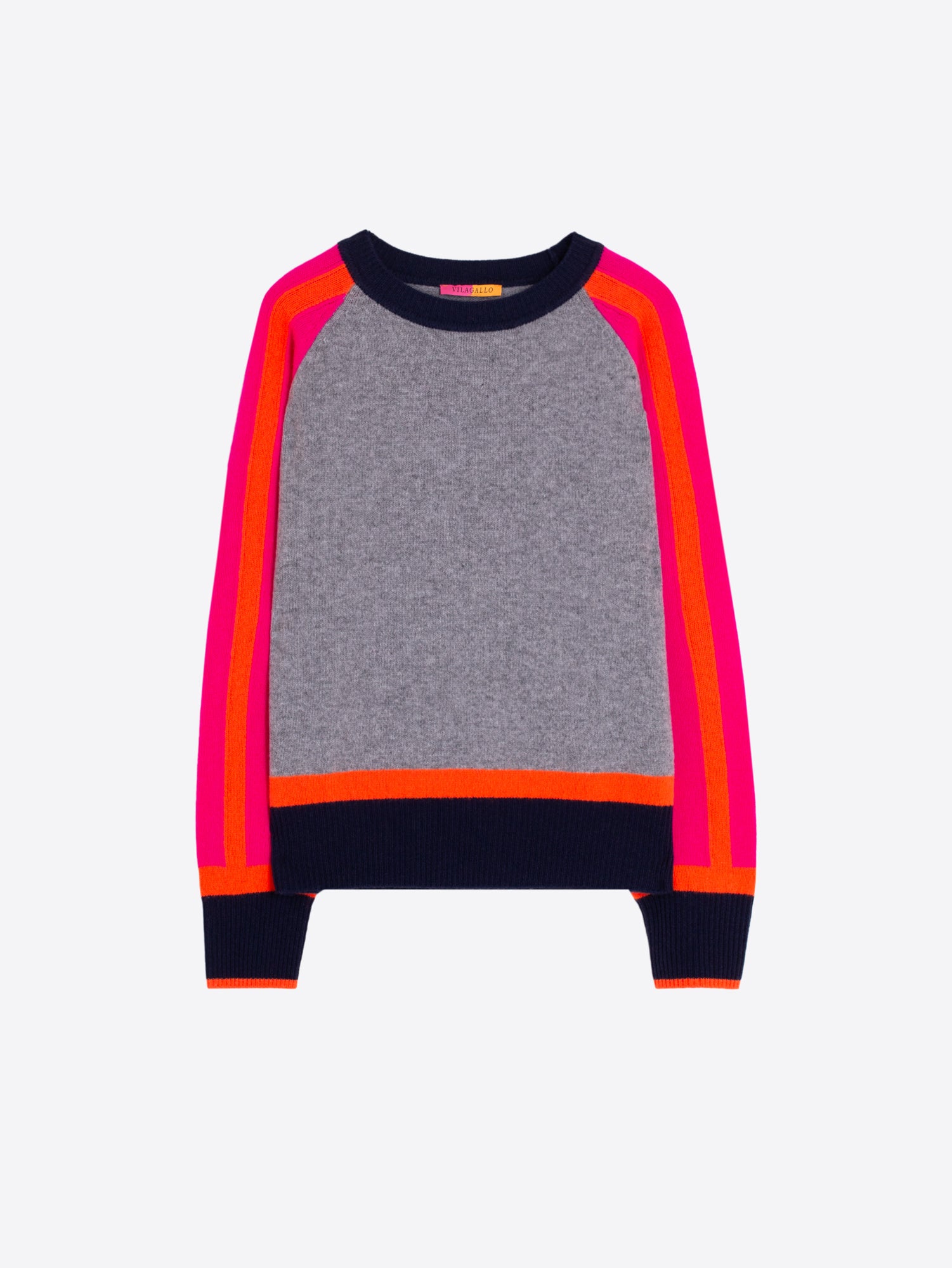 GREY COLOUR BLOCK JERSEY
