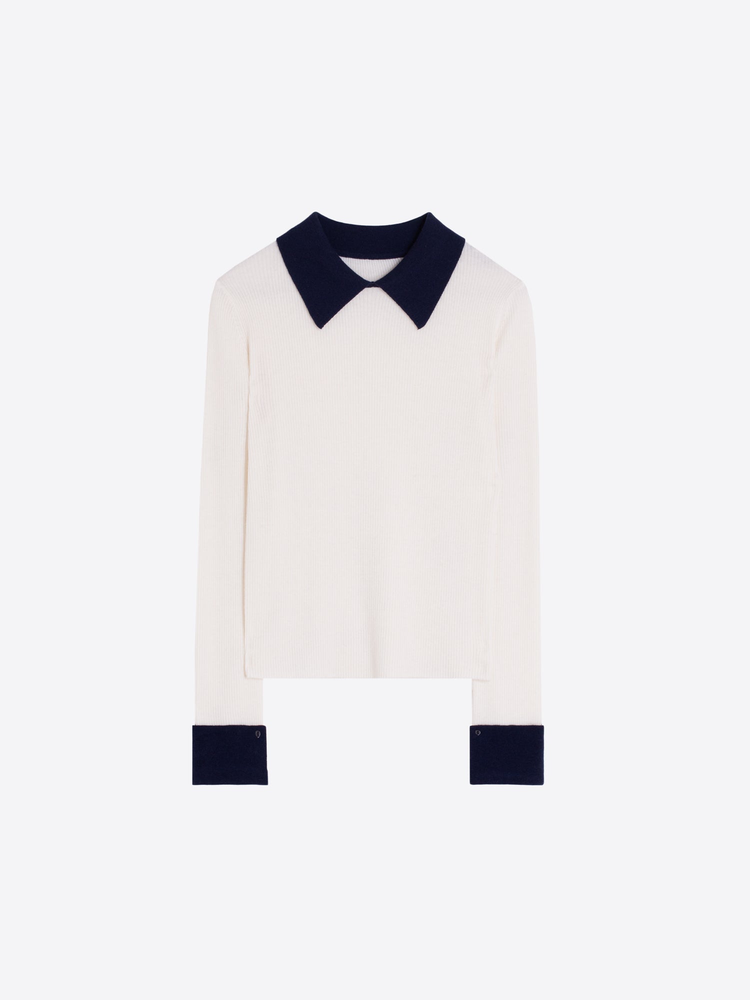 JERSEY CANALE CRUDO CUELLO CAMISERO