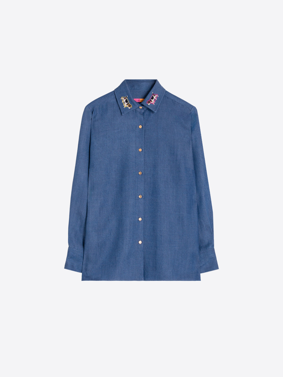 CAMISA DENIM CLARO TENCEL
