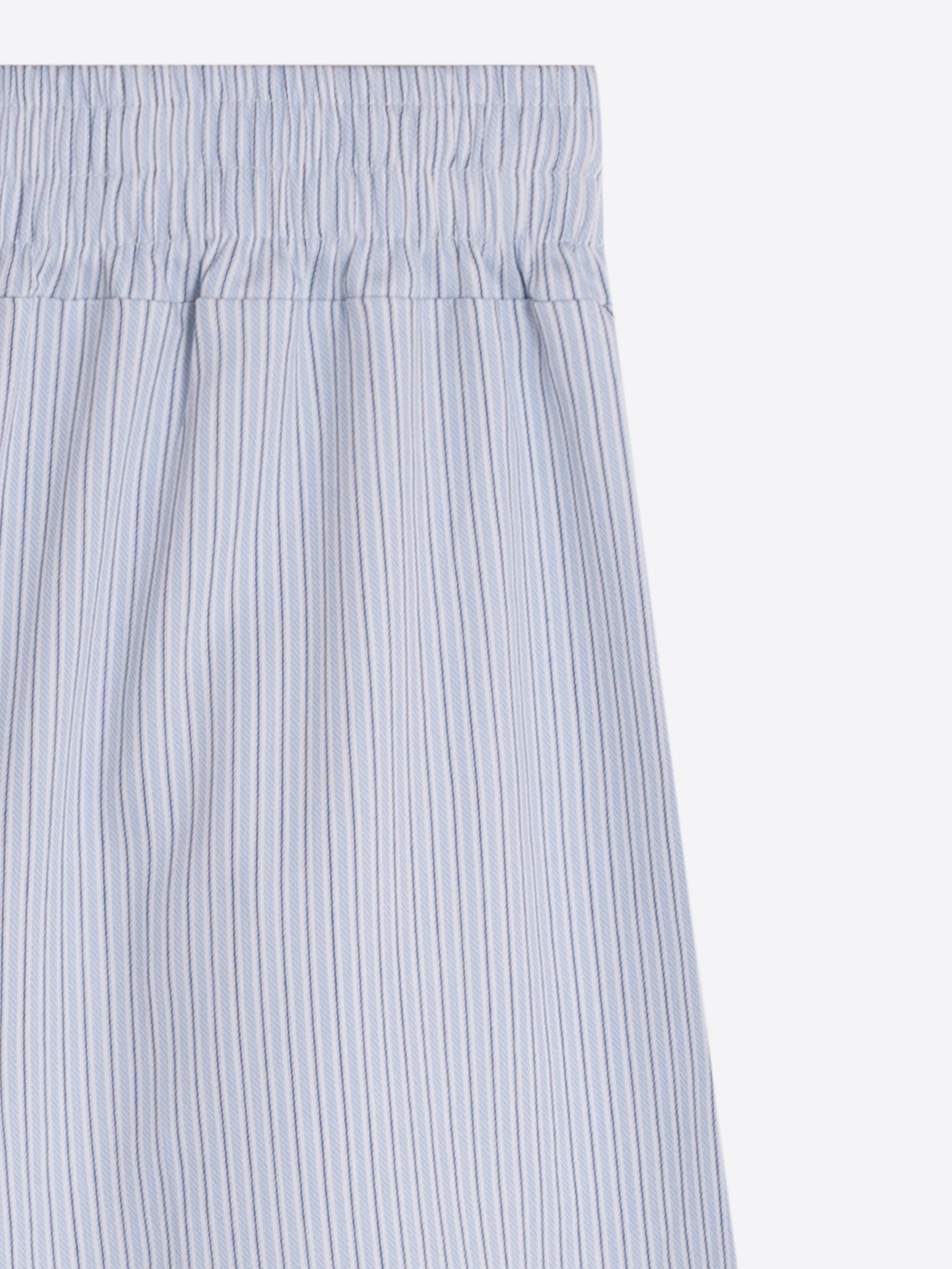 PANTALÓN PALAZZO RAYA AZUL FINA