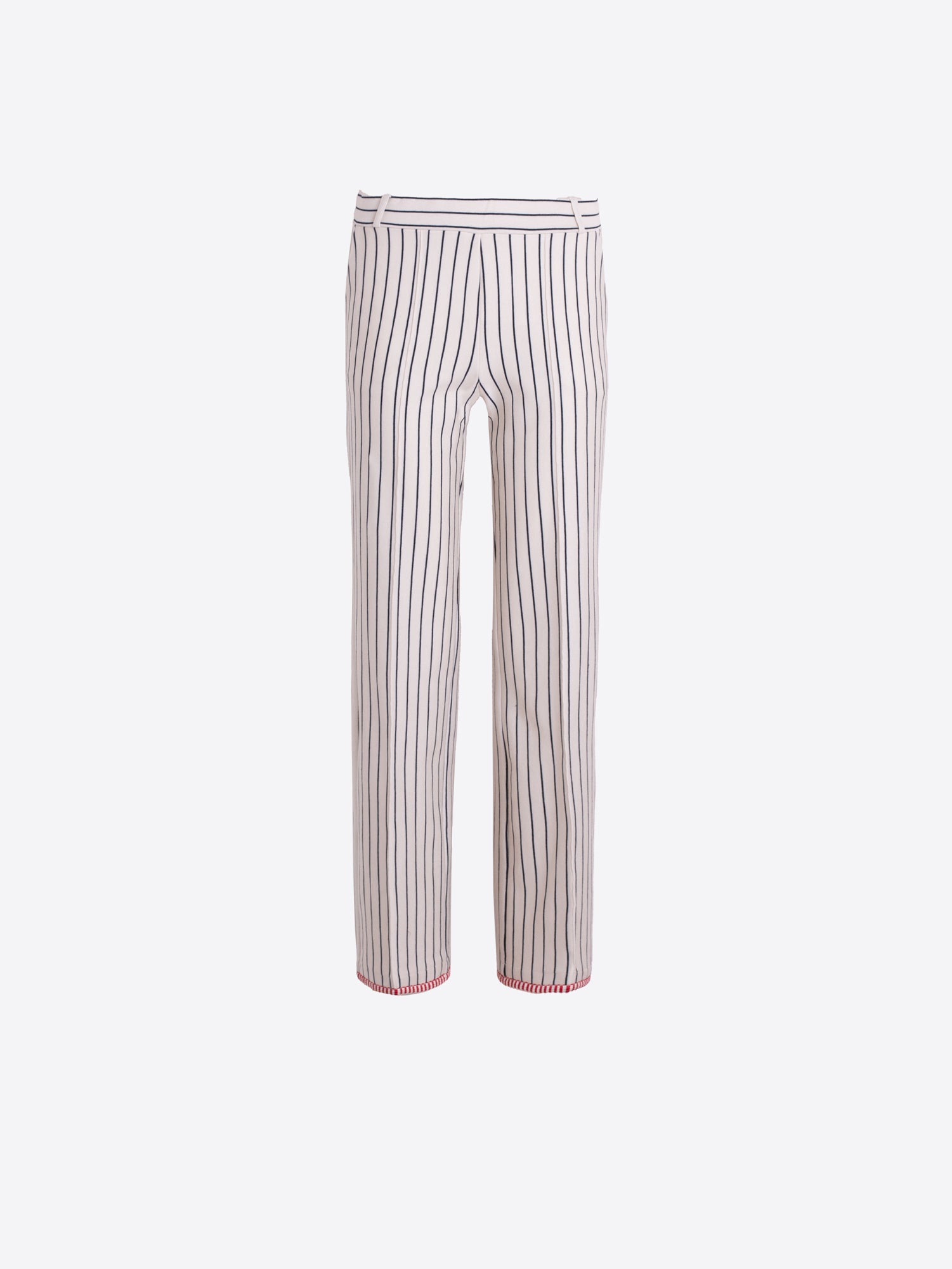 PANTALÓN RECTO RAYAS MARINO