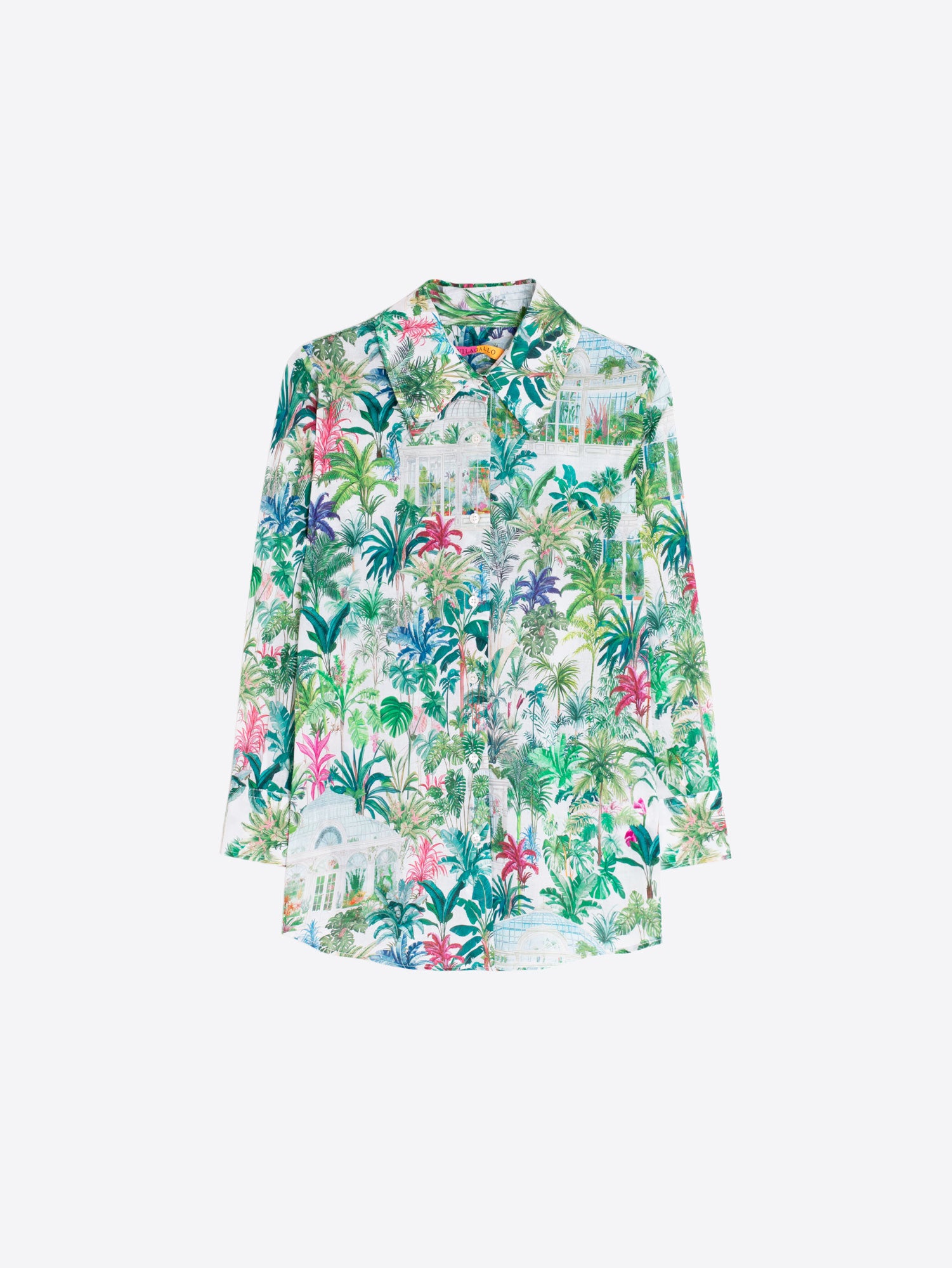 CAMISA ESTAMPADO JARDÍN TROPICAL