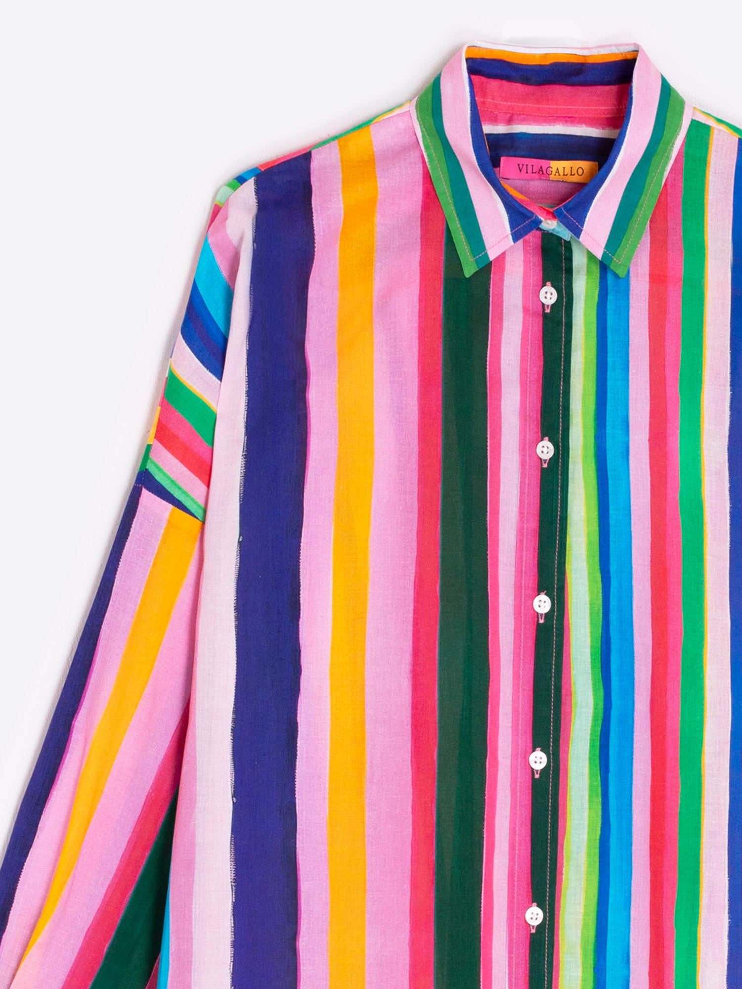 CAMISA RAYAS MULTICOLOR