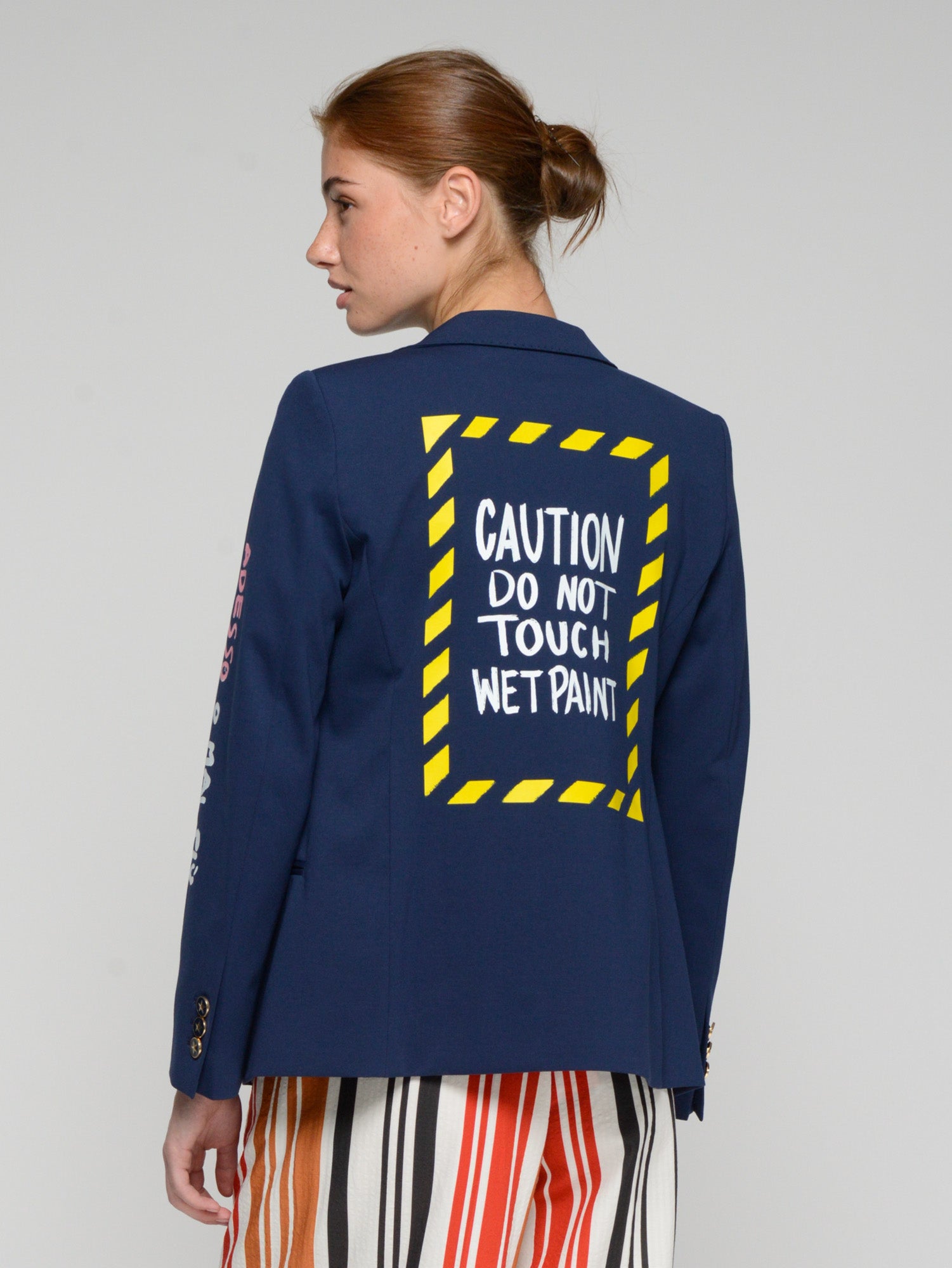 CHAQUETA  AZUL CAUTION