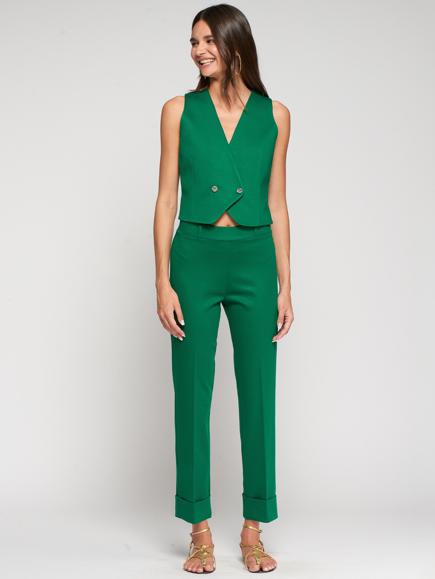 PANTALÓN VERDE VUELTA 