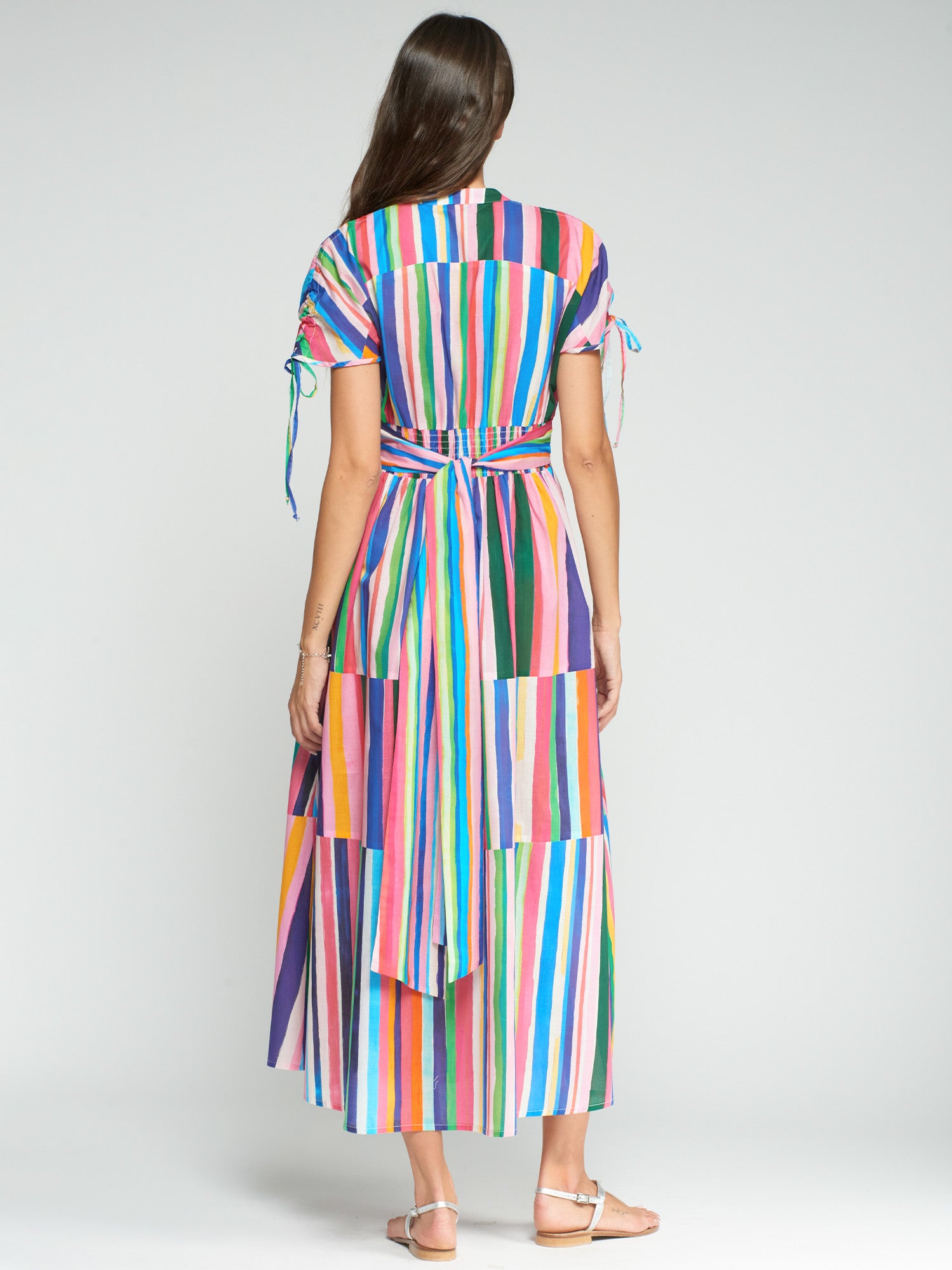 VESTIDO RAYAS MULTICOLOR