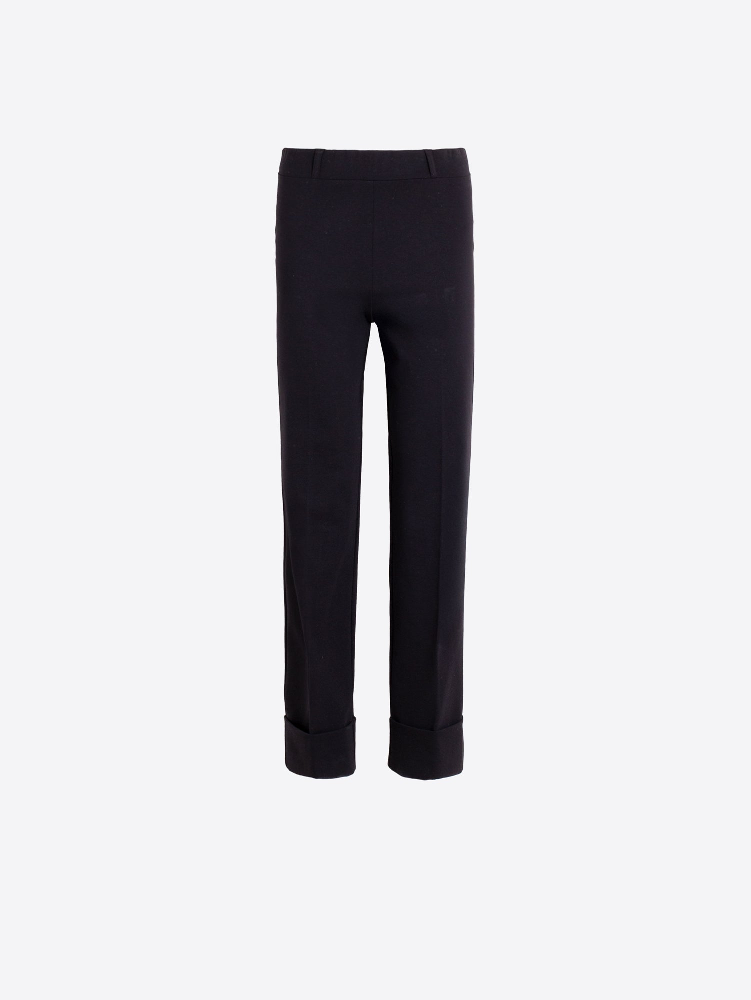 PANTALÓN NEGRO RECTO VUELTA