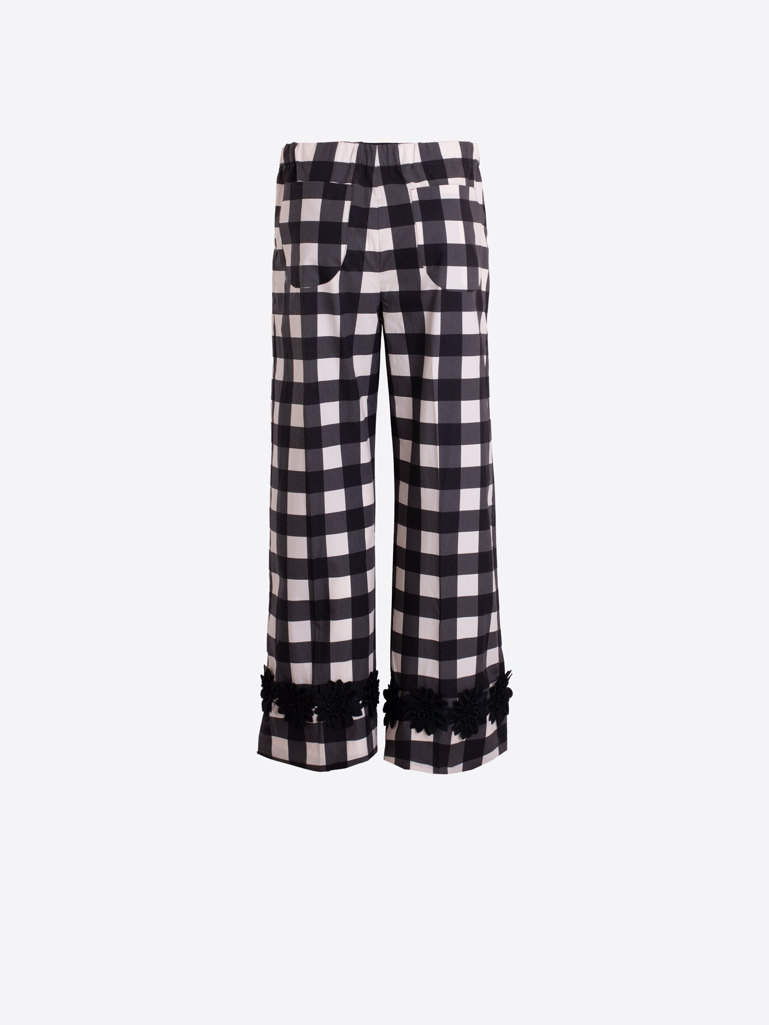 PANTALÓN CUADROS BLANCO Y NEGRO