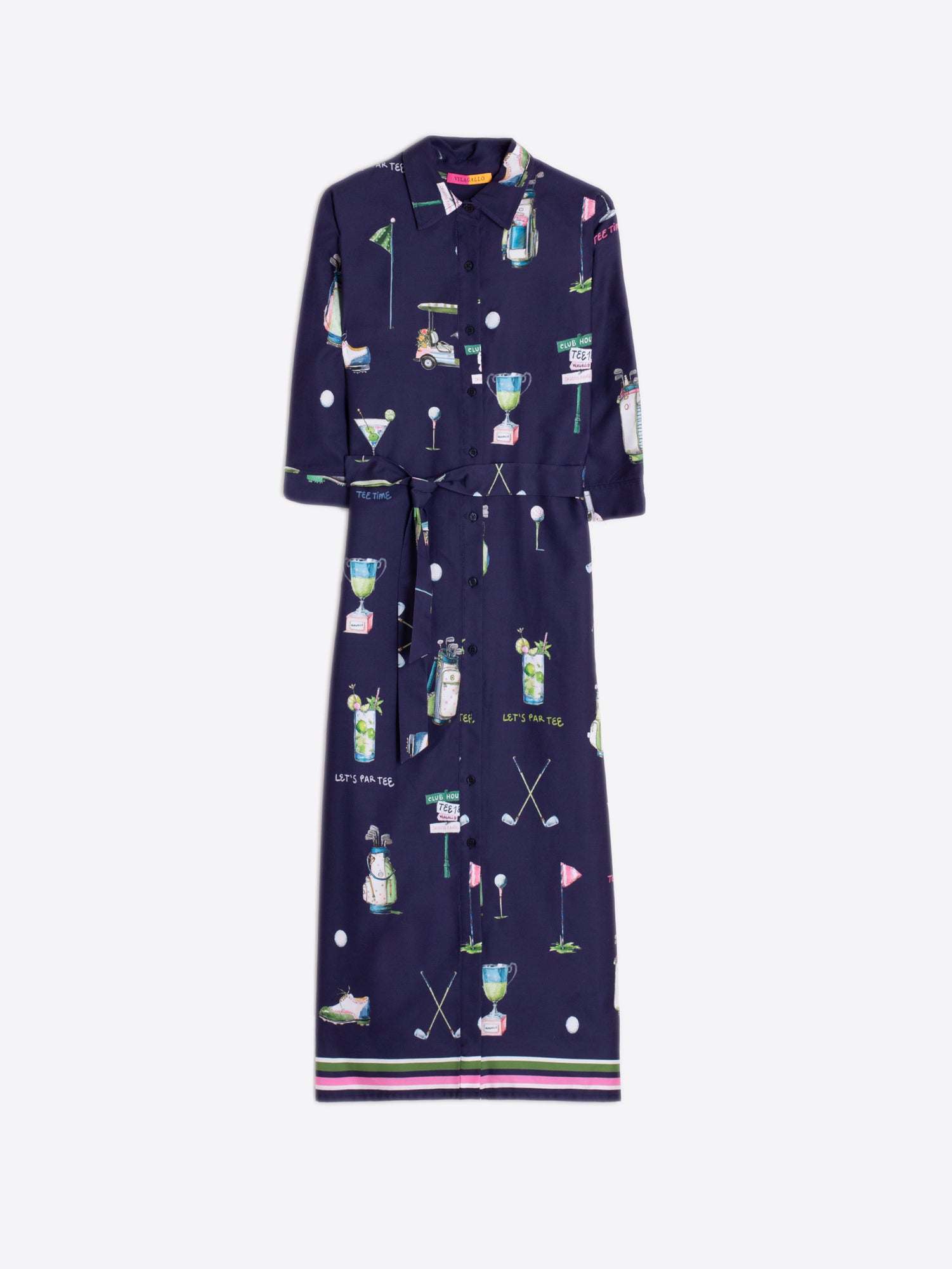VESTIDO CAMISERO ESTAMPADO GOLF