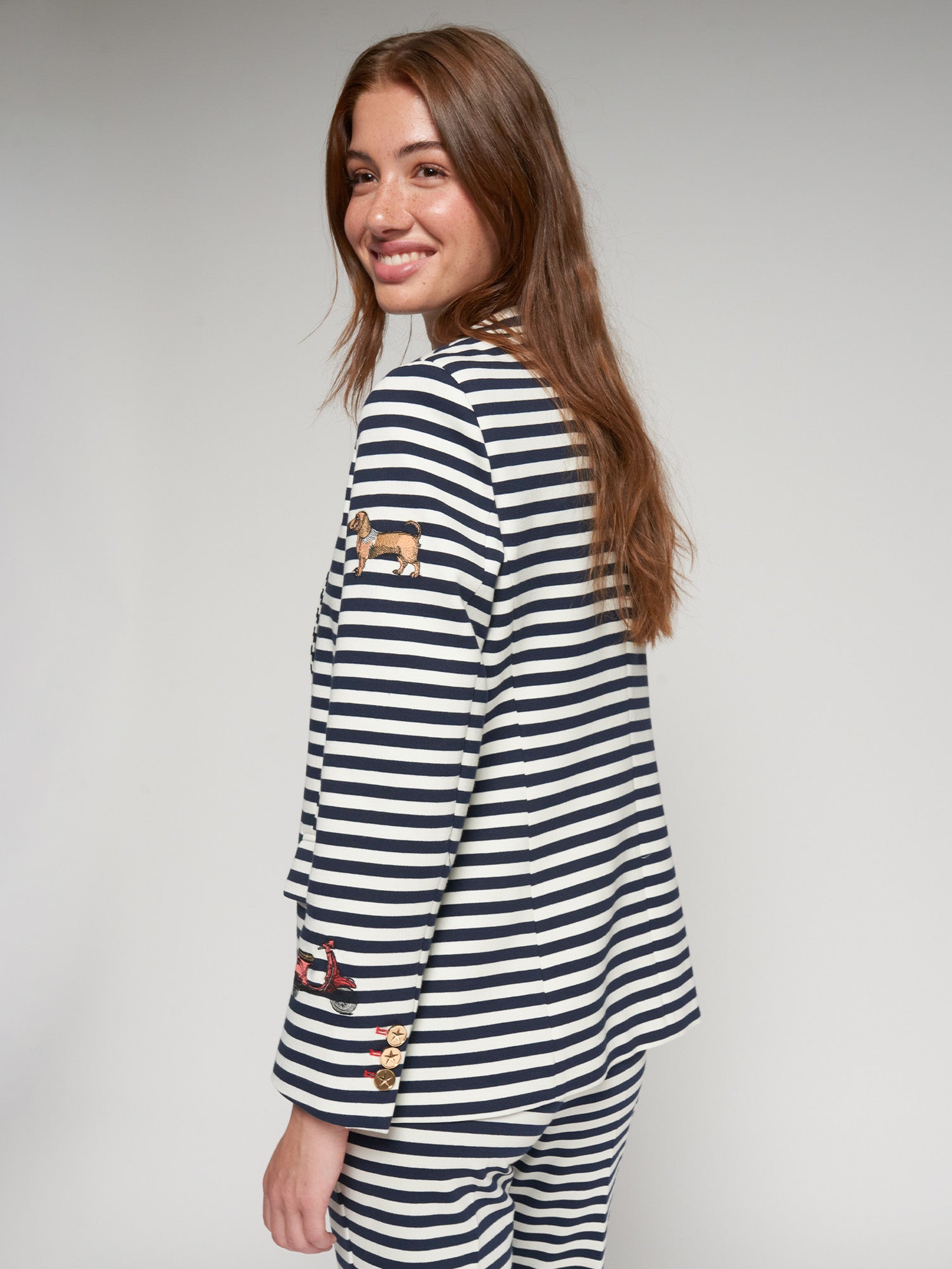 CHAQUETA MARINERA RAYAS  ILUSTRACIONES