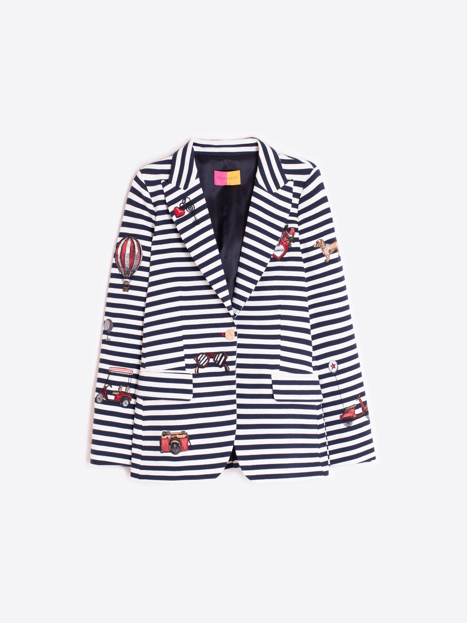 CHAQUETA MARINERA RAYAS  ILUSTRACIONES