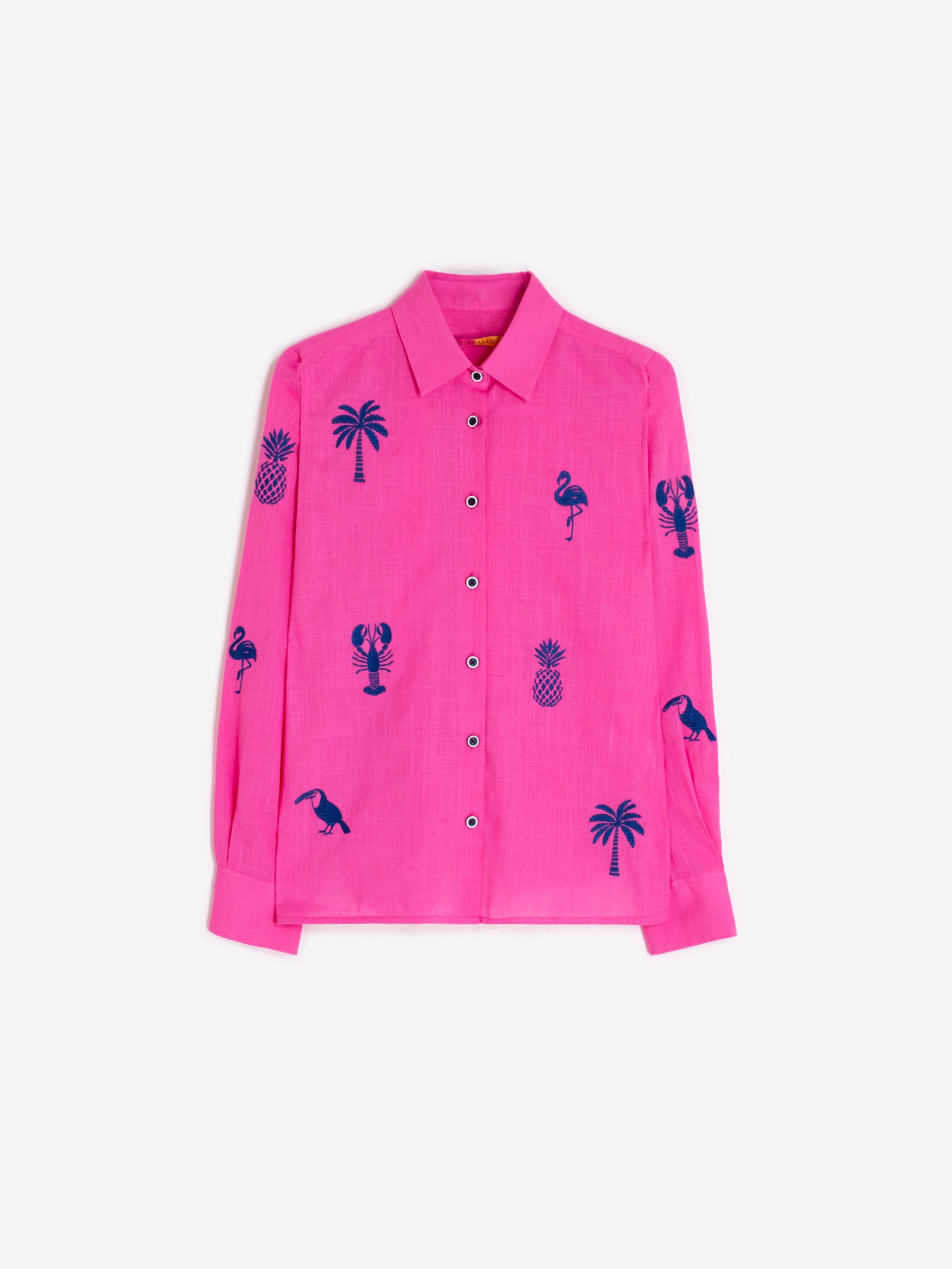 CAMISA ISA EMB ROSA