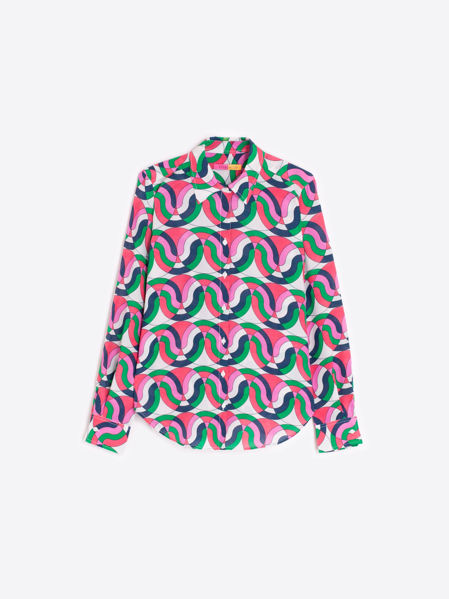 CAMISA ESTAMPADO GEOMÉTRICO MULTICOLOR