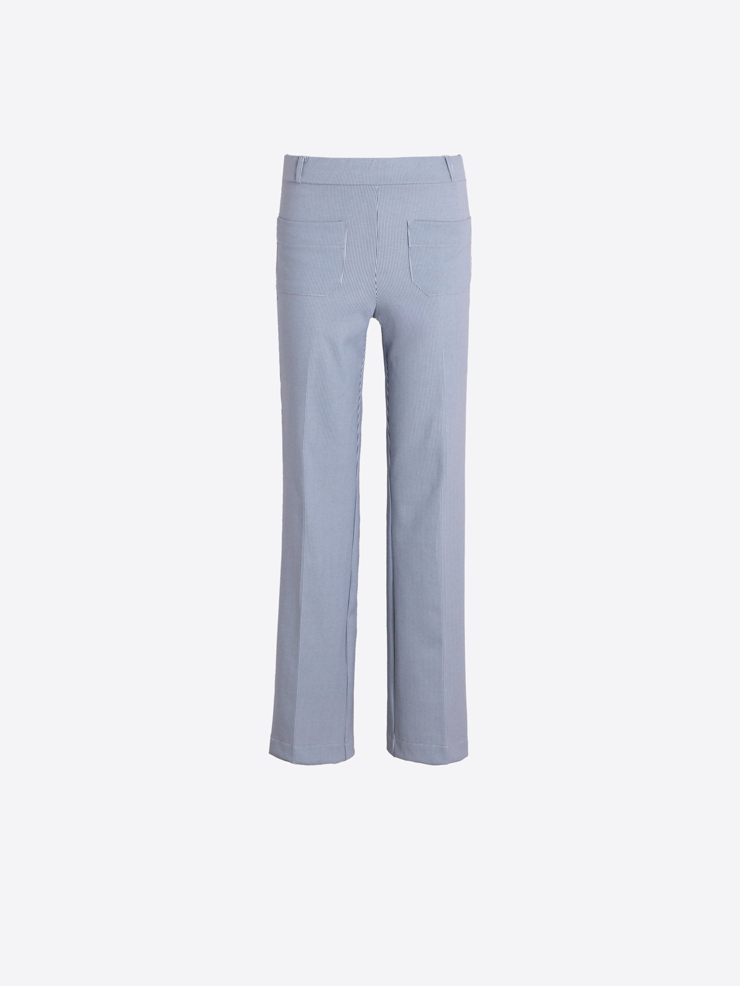 PANTALÓN AZUL DE MICROESPIGA BOLSILLOS TRASEROS