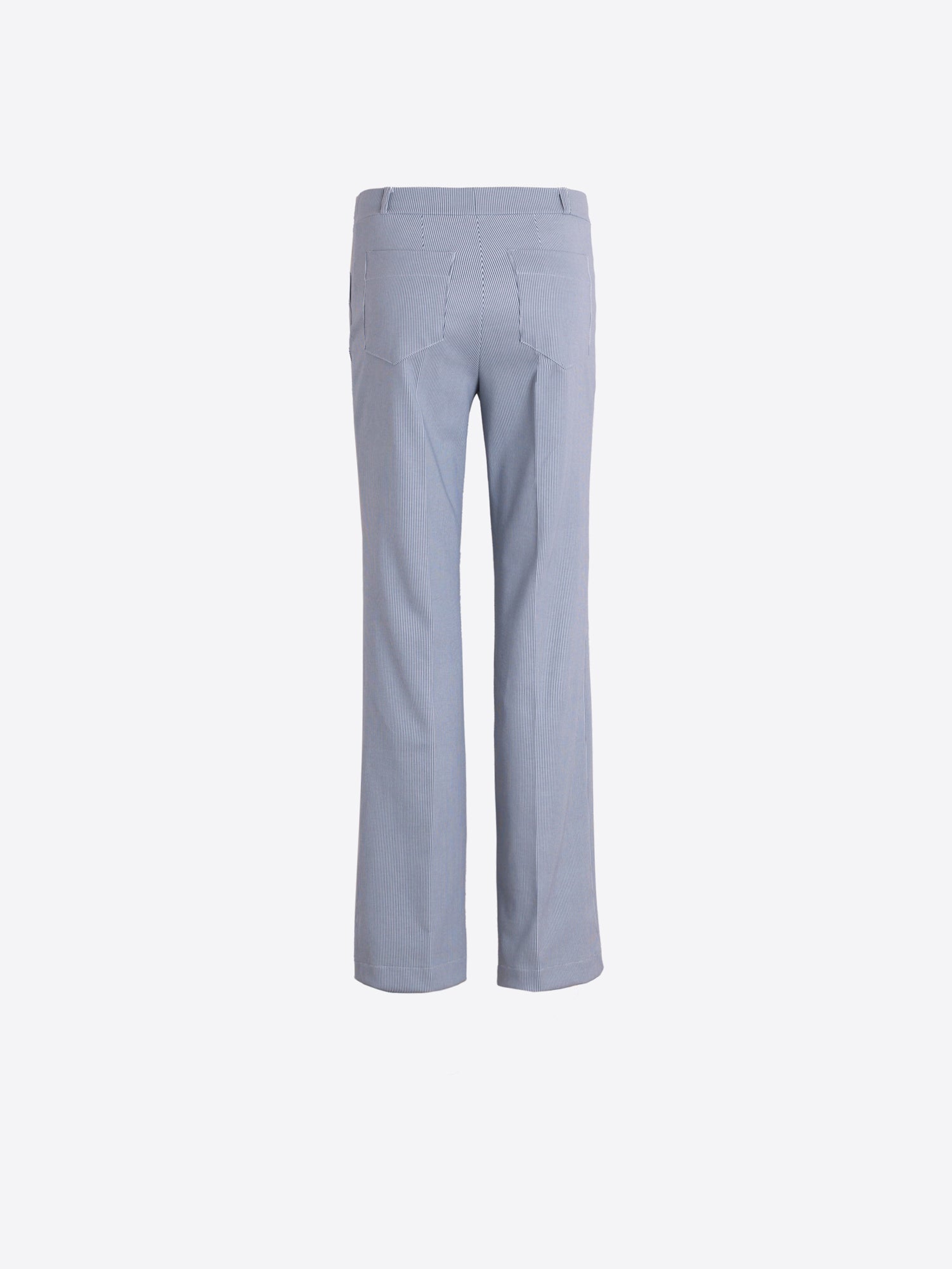 PANTALÓN AZUL DE MICROESPIGA BOLSILLOS TRASEROS