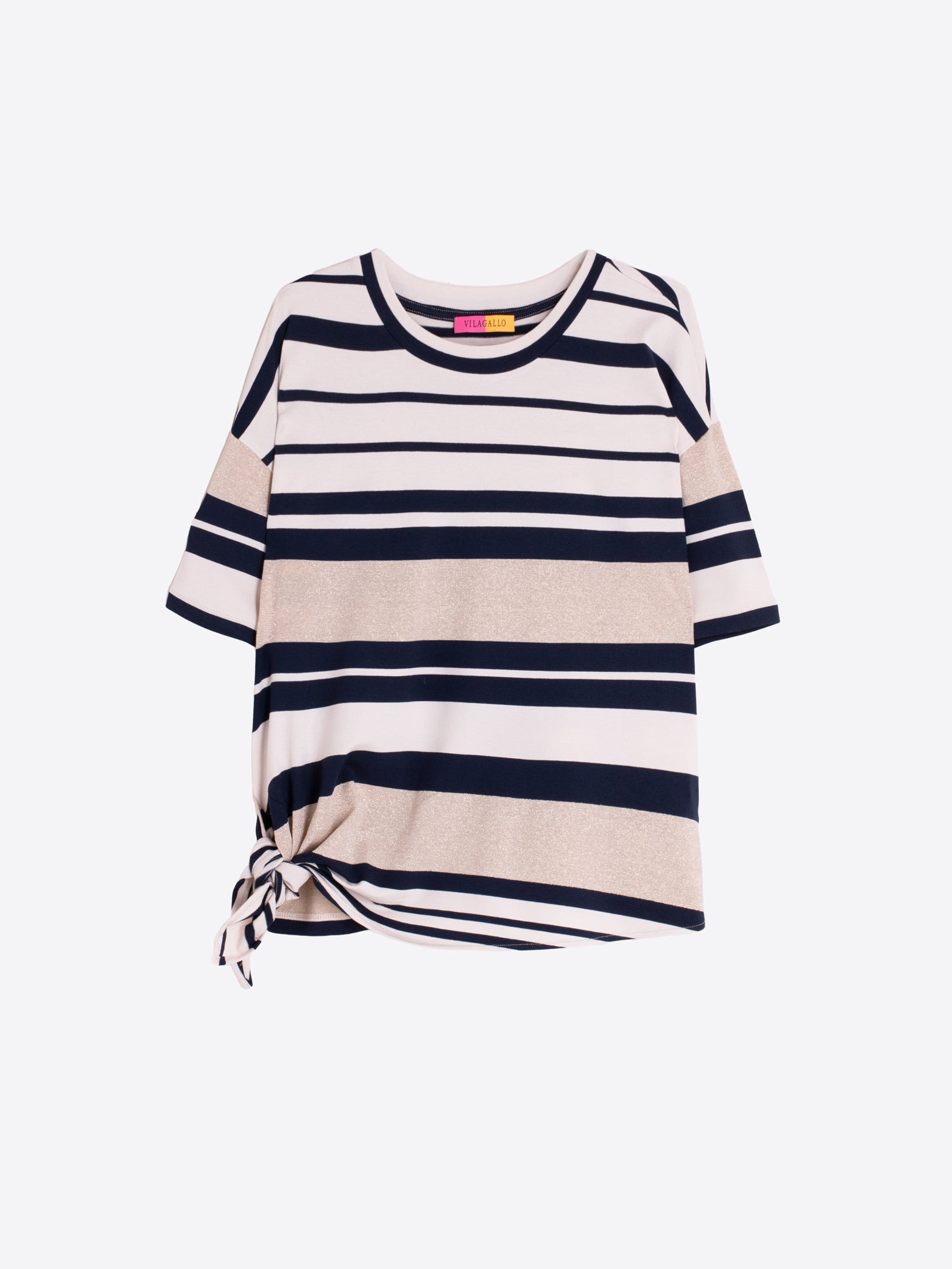 T-SHIRT KEIRA RAYA NAVY LUREX