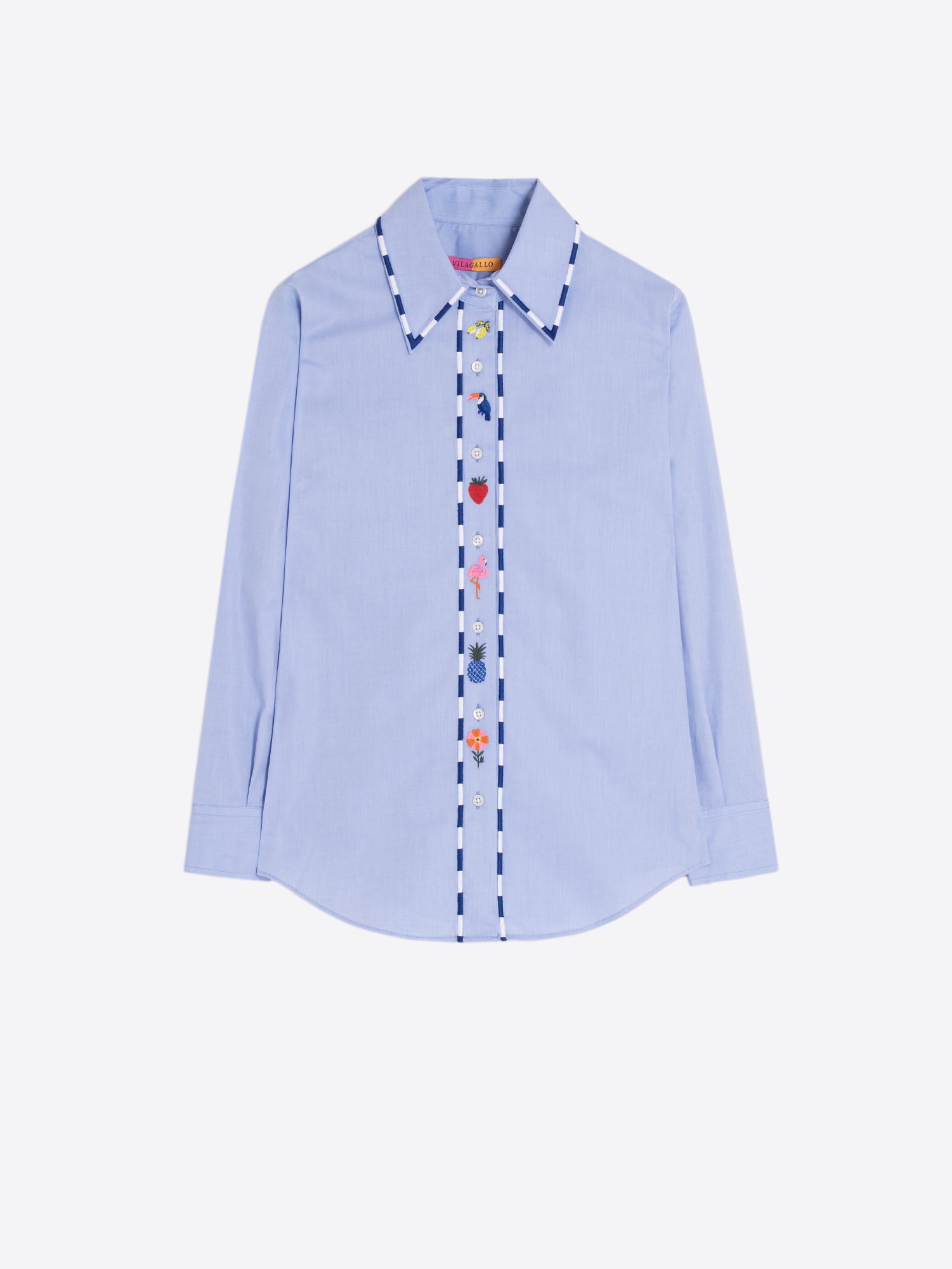 CAMISA AZUL 6SS