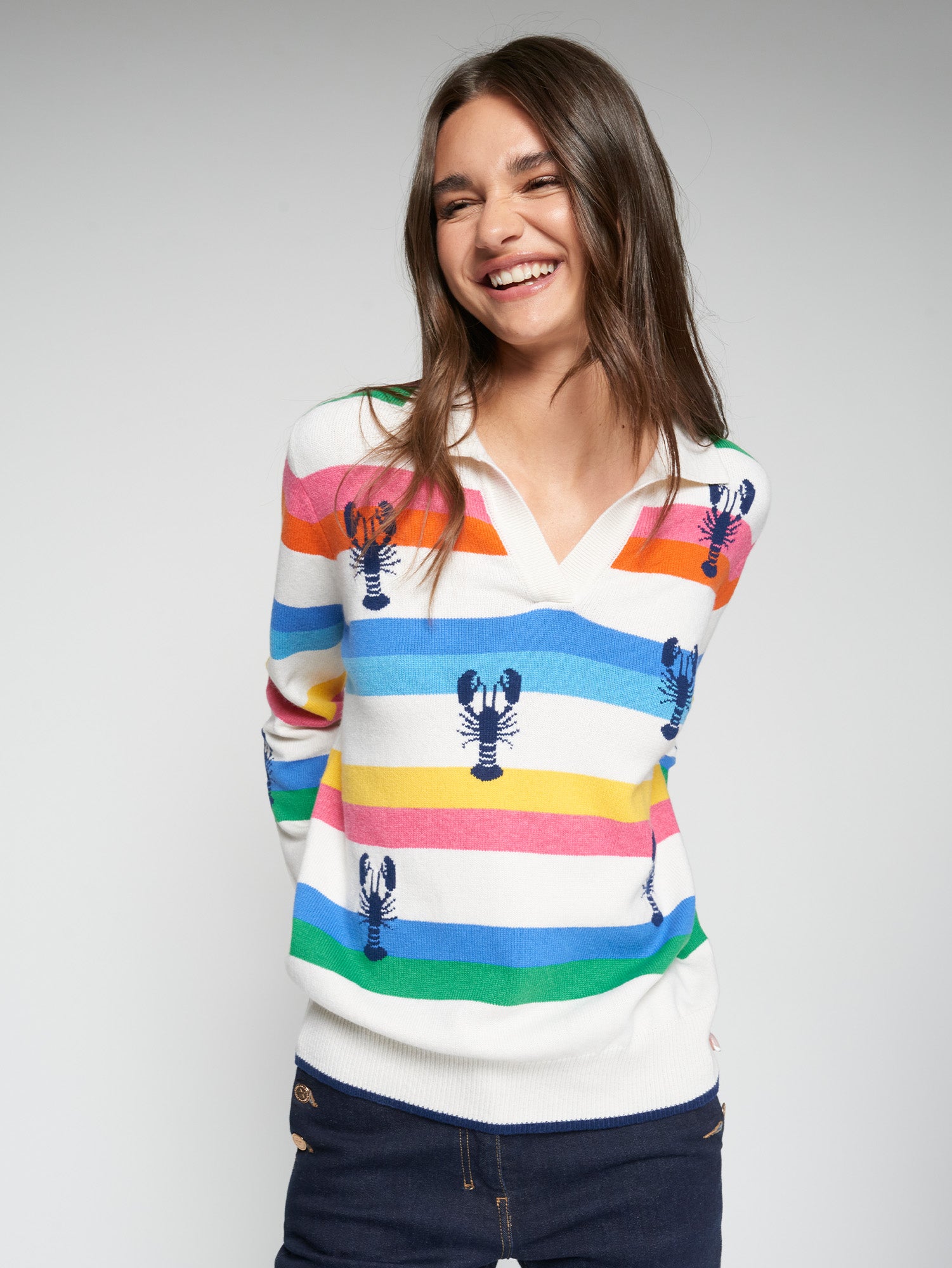 JERSEY RAYAS MULTICOLOR LANGOSTAS
